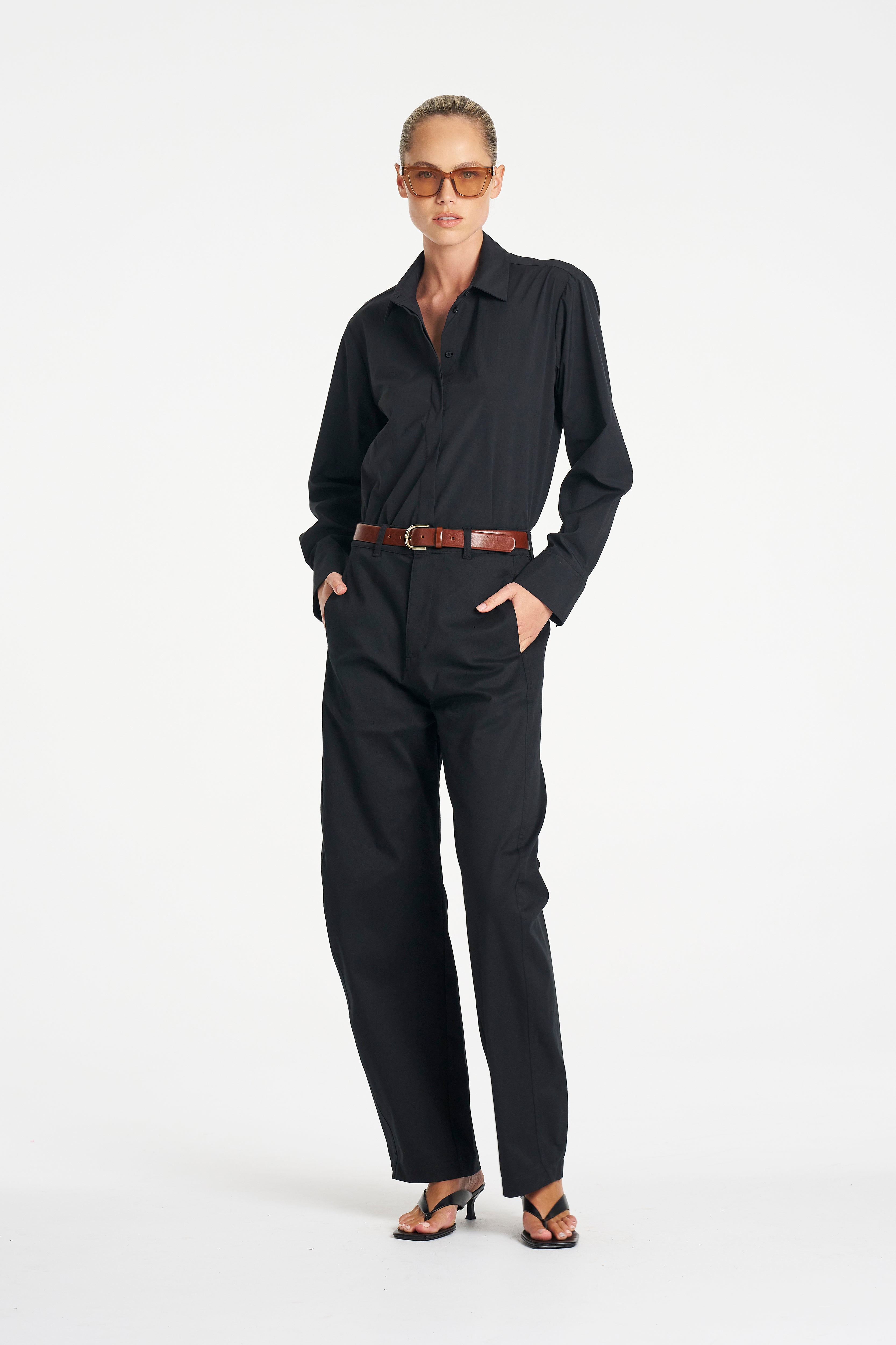 MIRACLE SHIRT - Black - MELA PURDIE