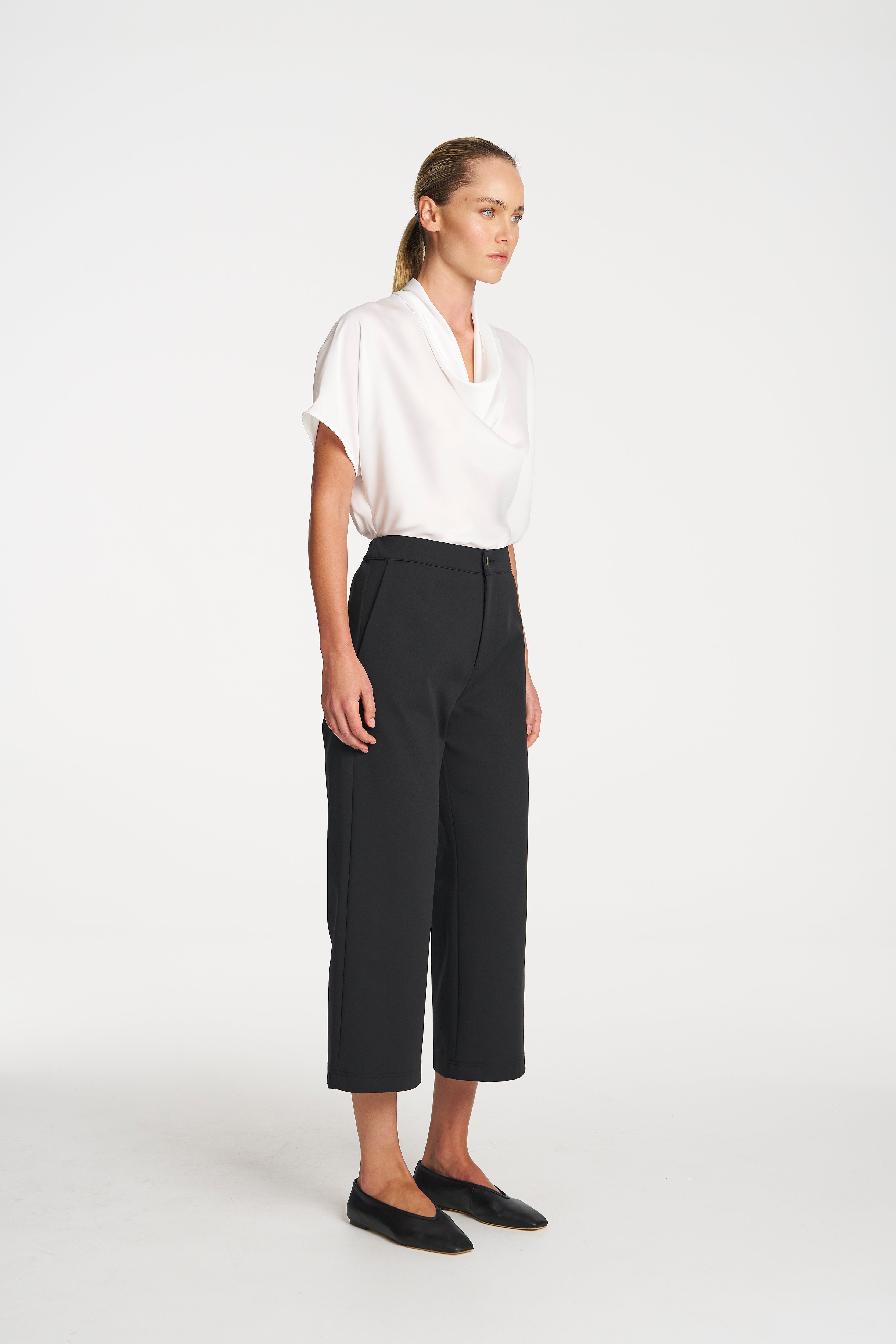 F103 1968 CROP FLY PANT - MELA PURDIE