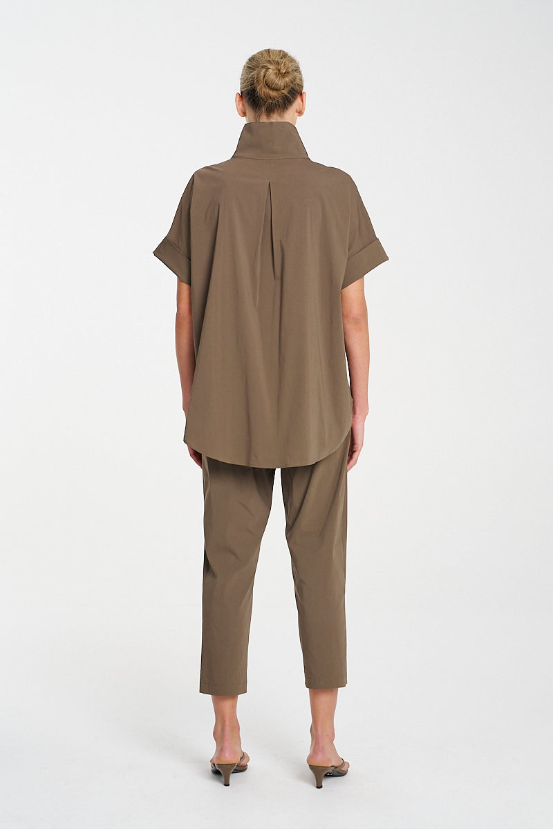 F65 8572 HALF ZIP SHIRT - MELA PURDIE