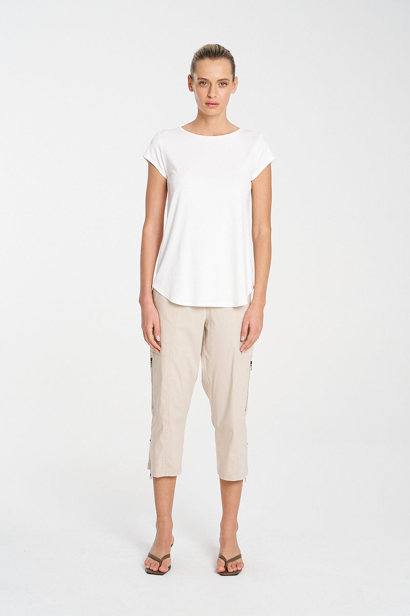 F65 1386 CROPPED ZIP CARGO - MELA PURDIE