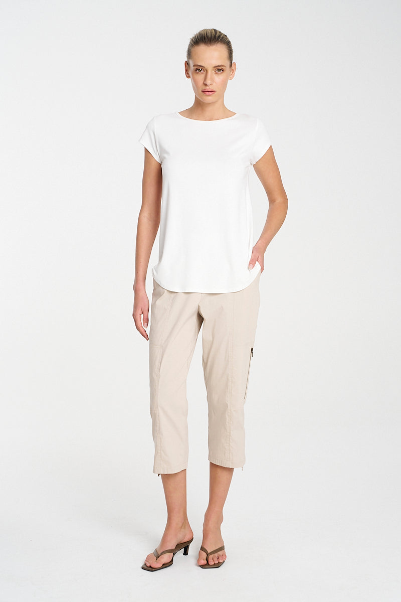 F65 1386 CROPPED ZIP CARGO - MELA PURDIE