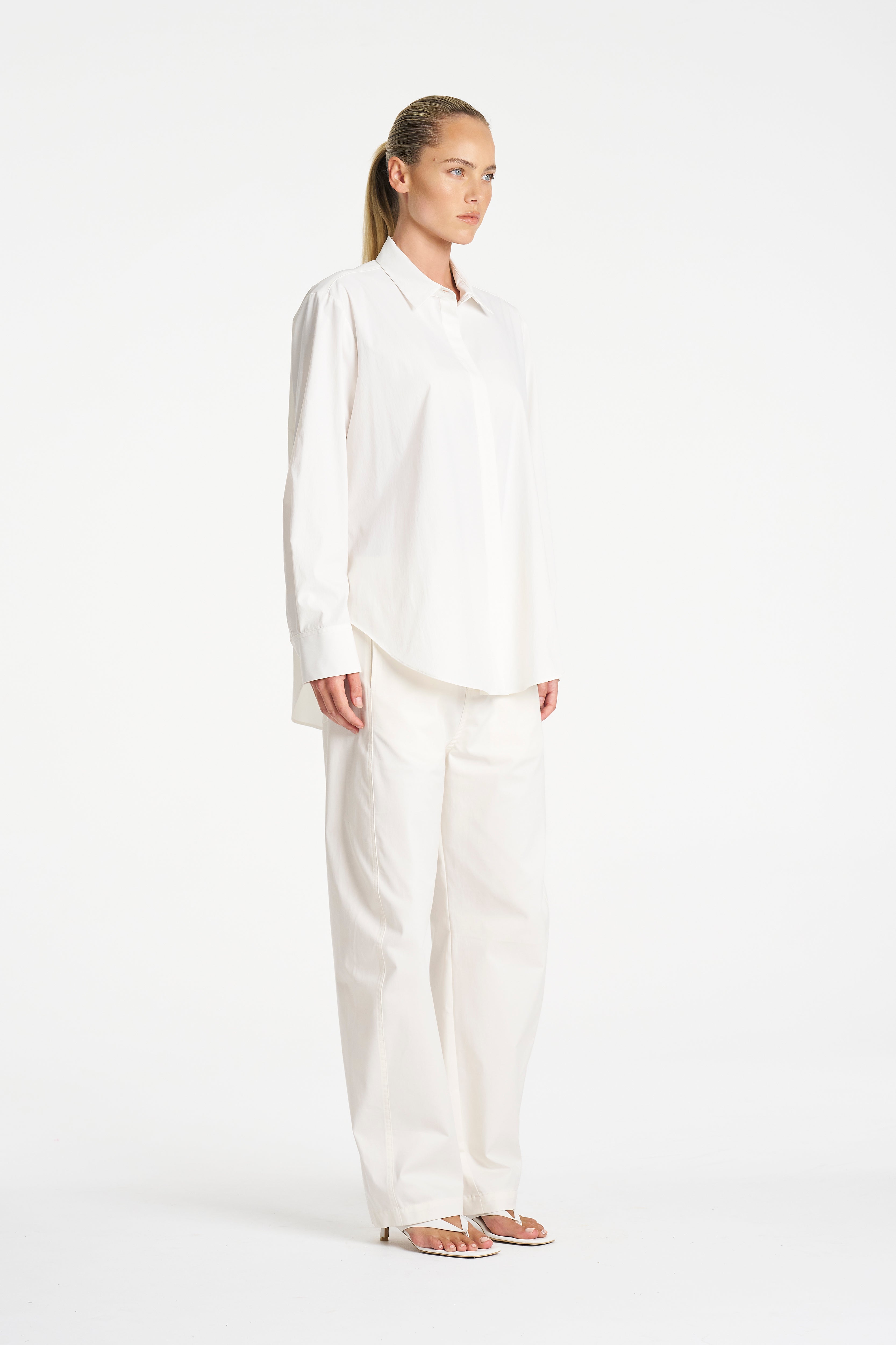 BARREL PANT - Ivory - MELA PURDIE