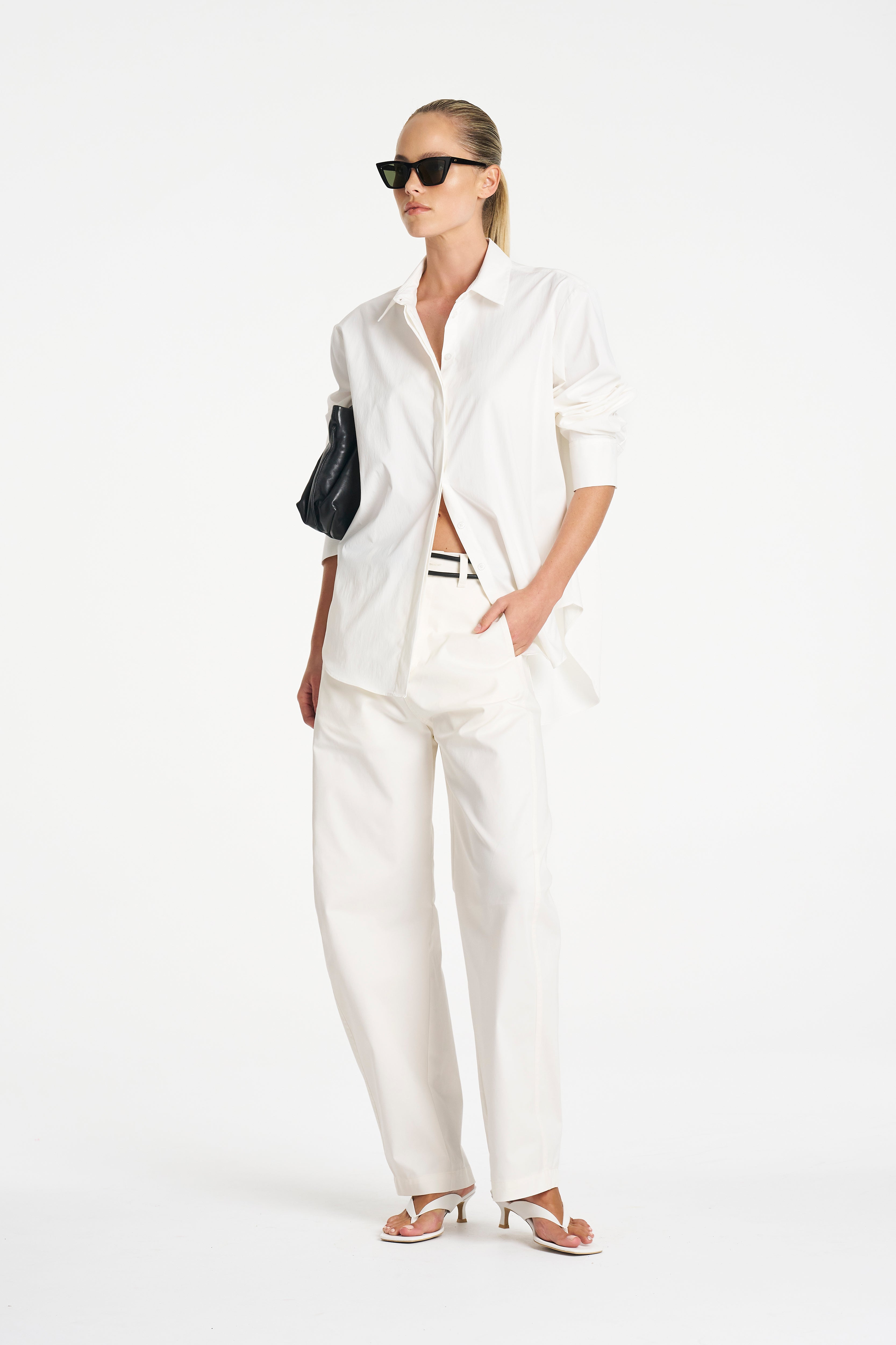 BARREL PANT - Ivory - MELA PURDIE