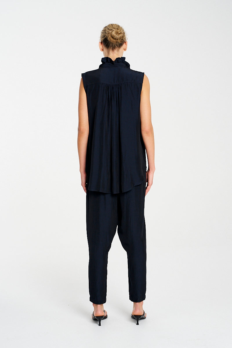 F67 8876 FRILL NECK TANK - MELA PURDIE