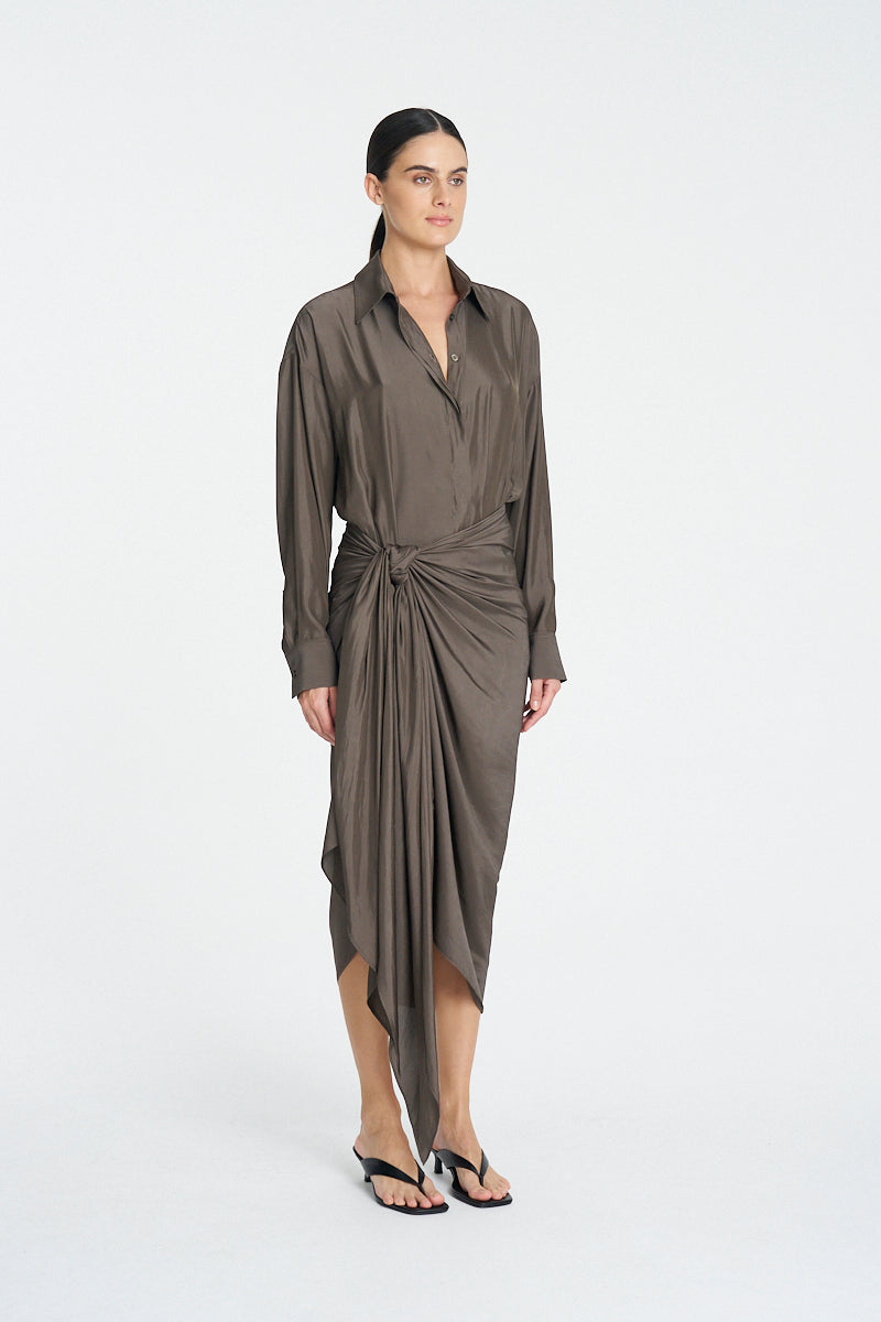 SARONG WRAP - Espresso