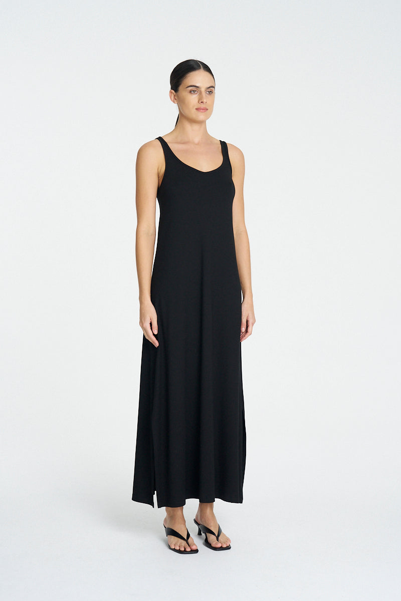 CAMISOLE DRESS - Black