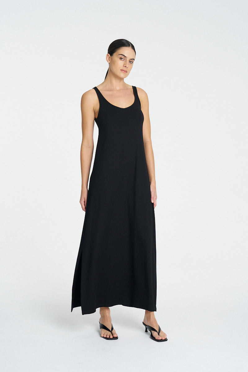 CAMISOLE DRESS - Black