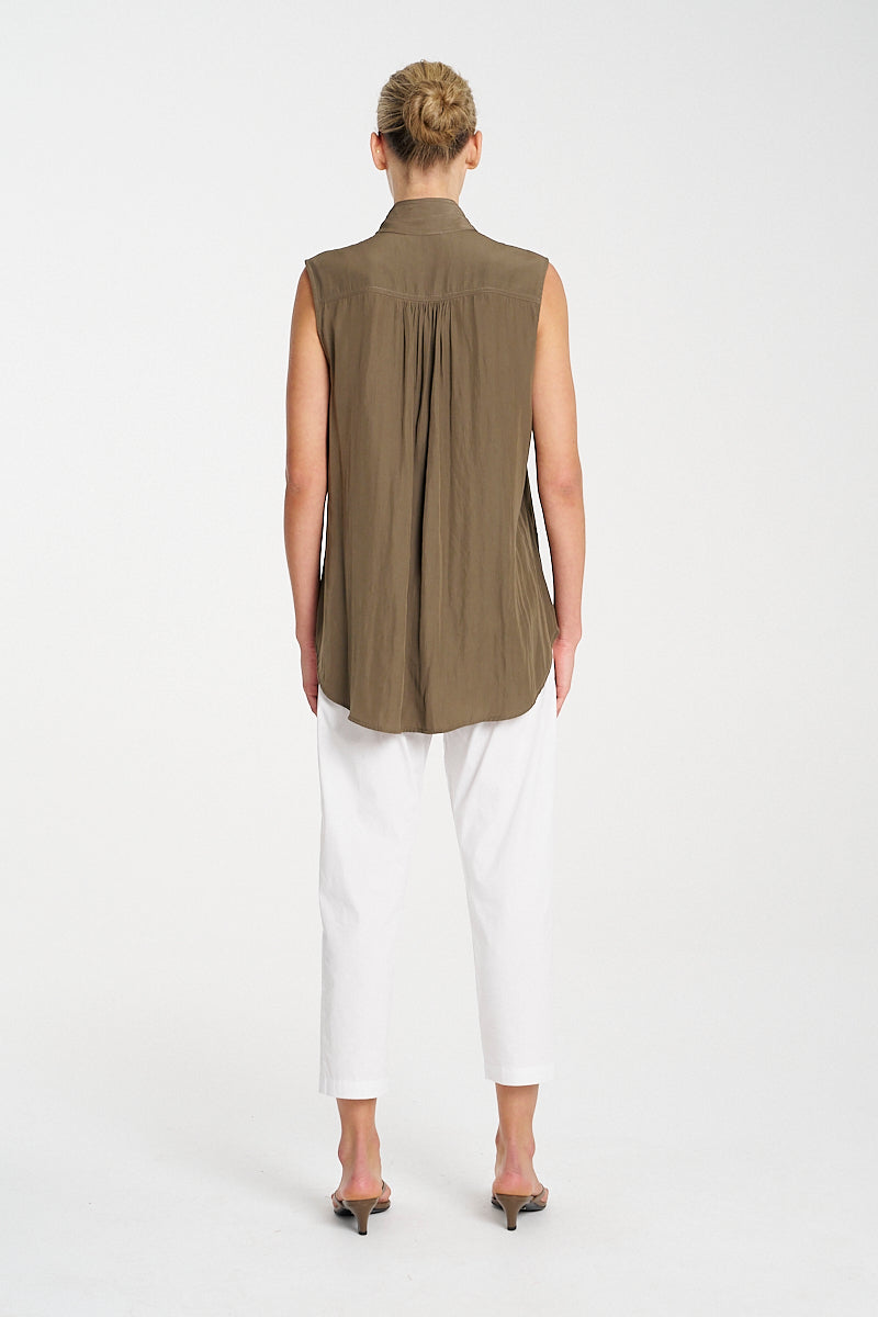 F67 8629 SOFT STAND SHIRT - MELA PURDIE