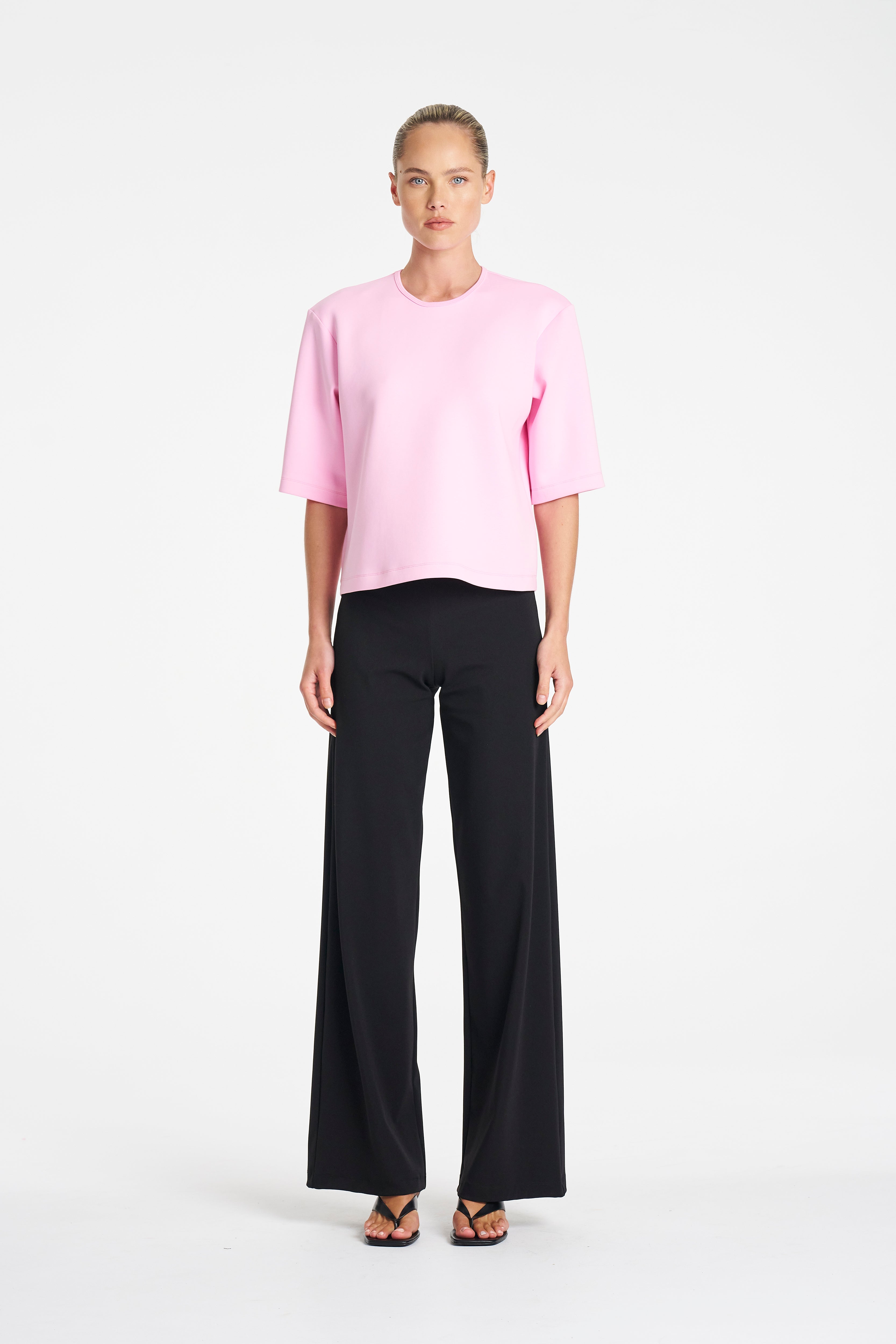 ELBOW BOX TEE - Pink - MELA PURDIE