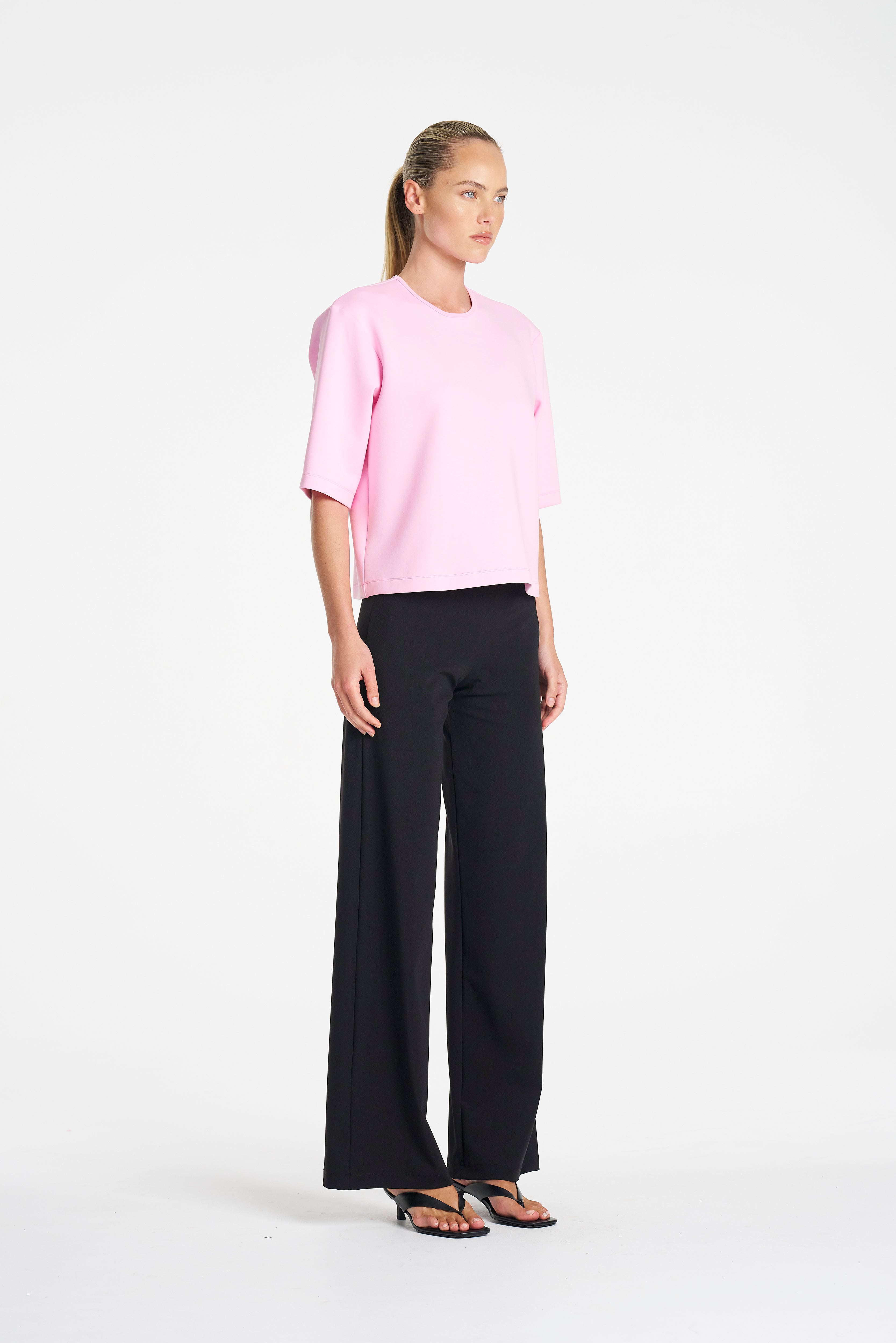 ELBOW BOX TEE - Pink - MELA PURDIE