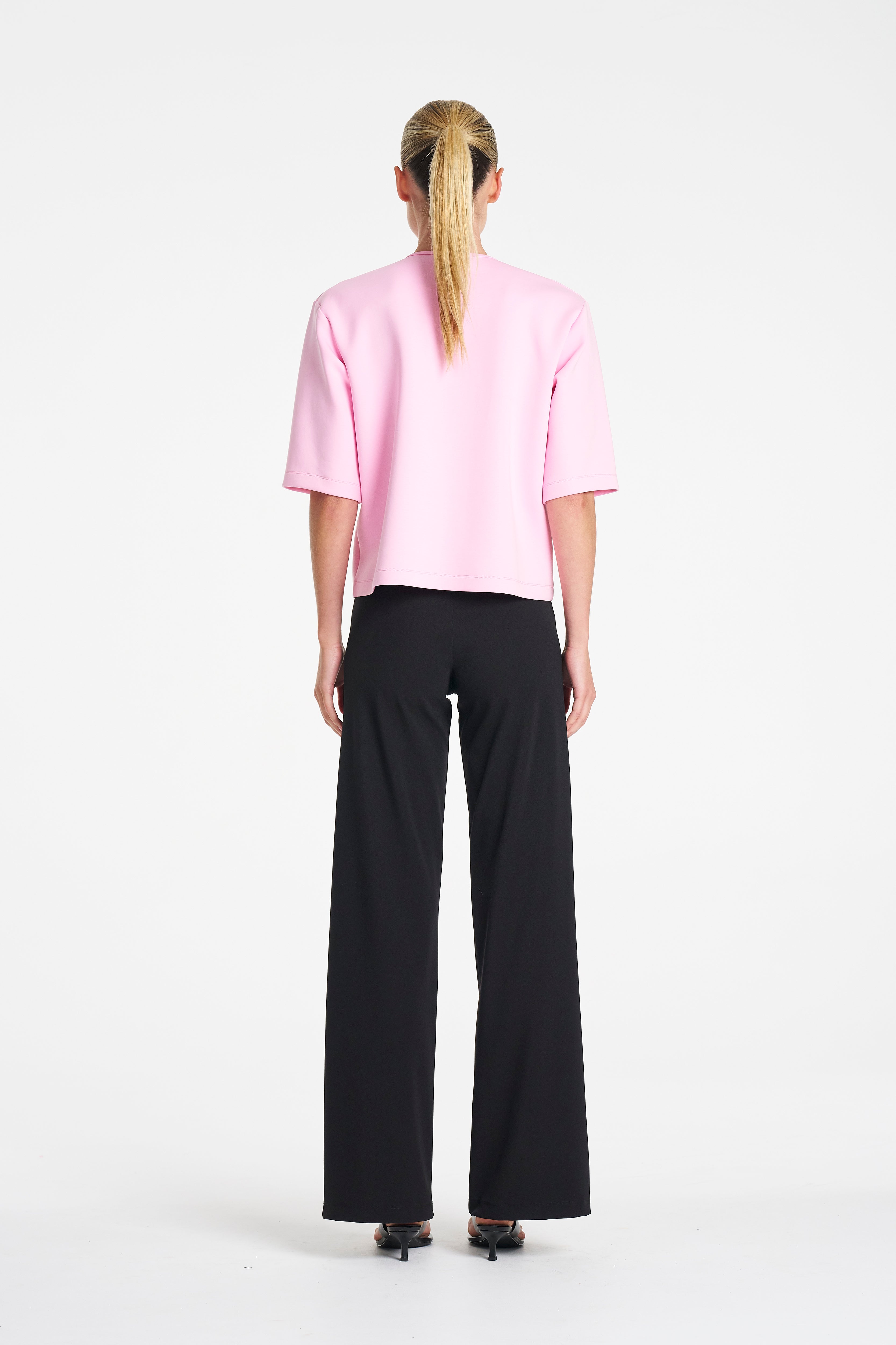 ELBOW BOX TEE - Pink - MELA PURDIE