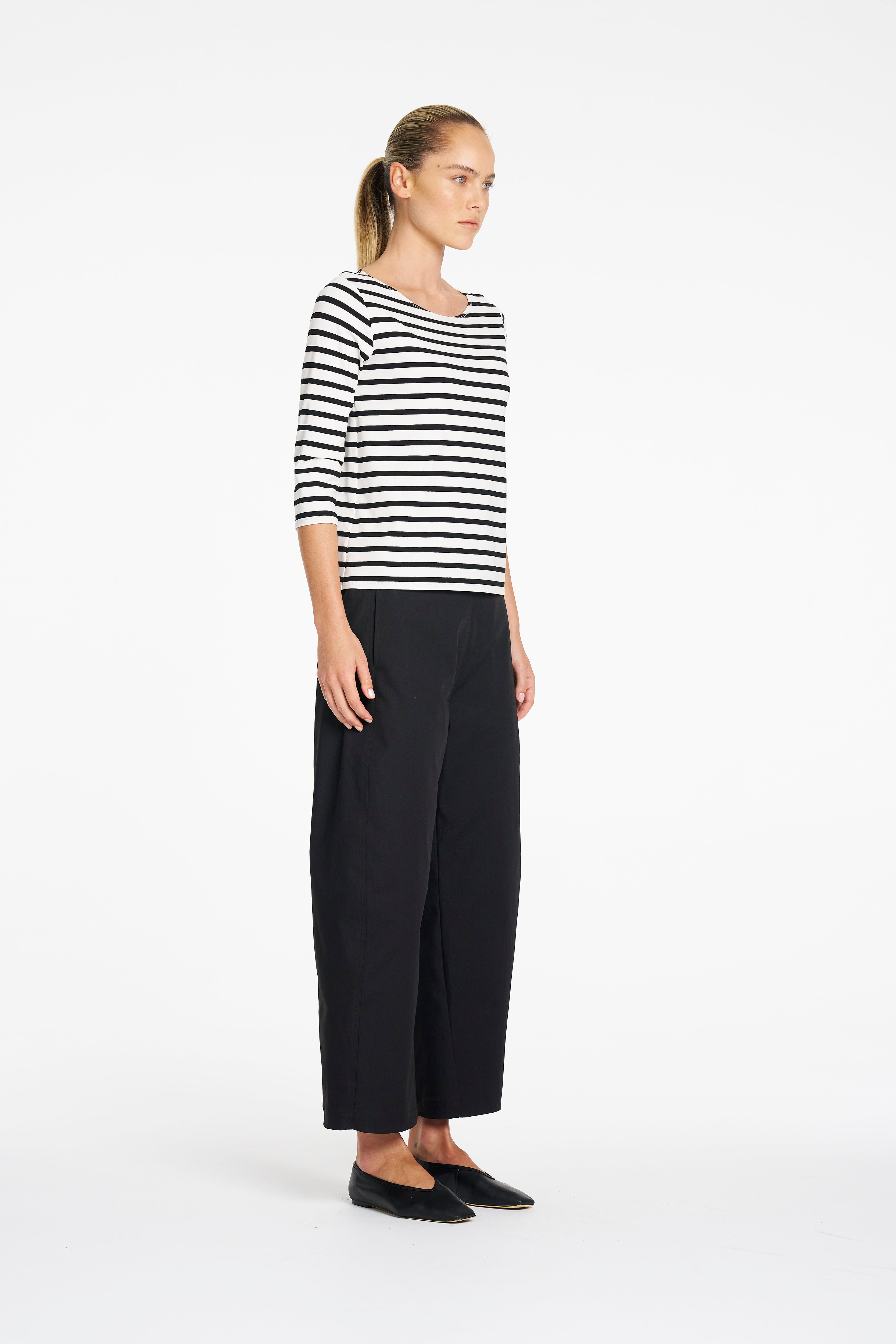 F416 10002 BARREL LEG PANT - MELA PURDIE