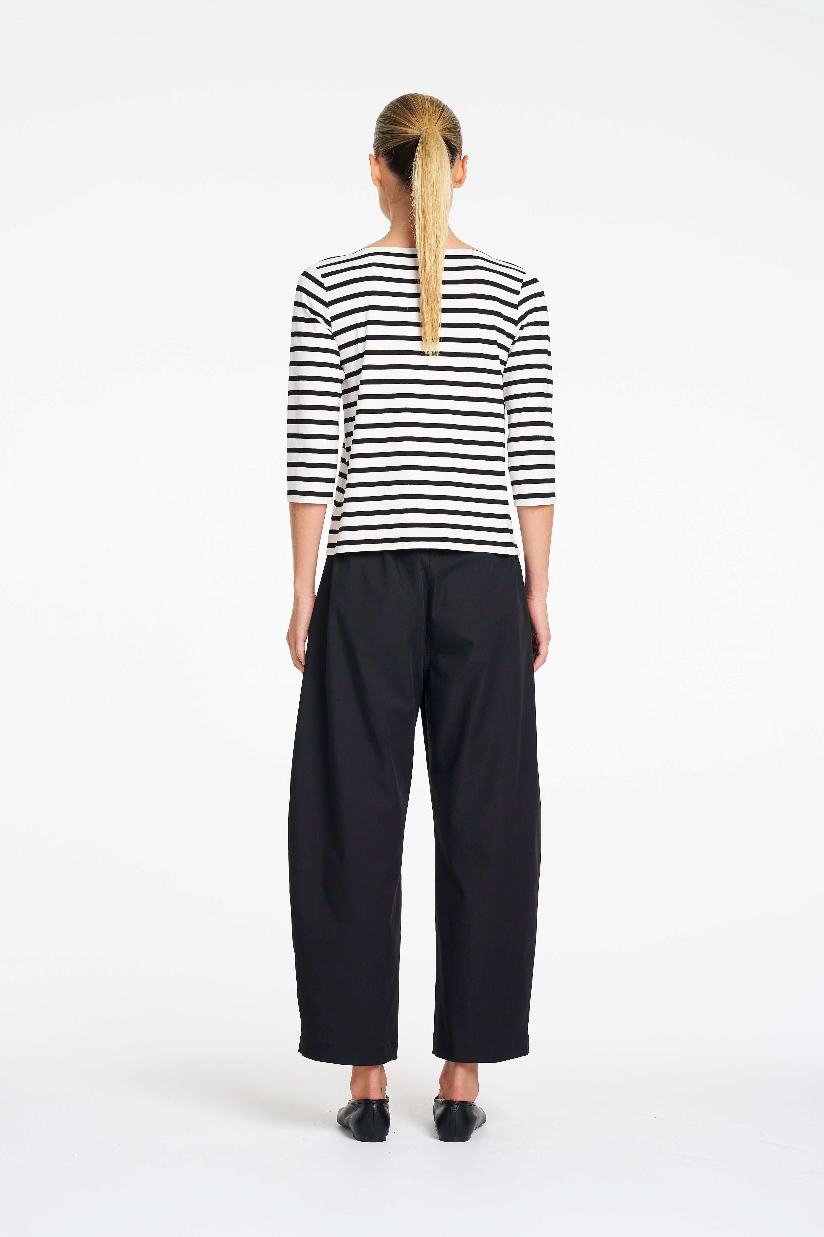 F416 10002 BARREL LEG PANT - MELA PURDIE