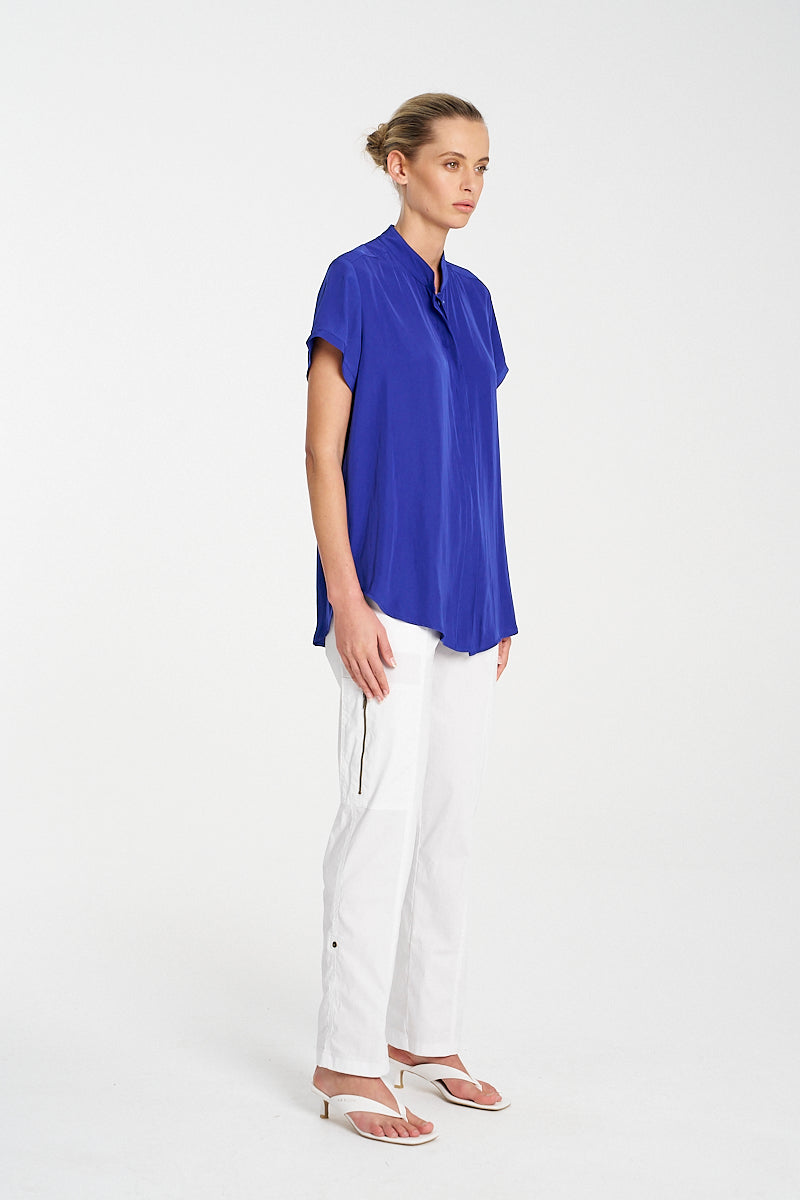 F67 8629 SOFT STAND SHIRT - MELA PURDIE