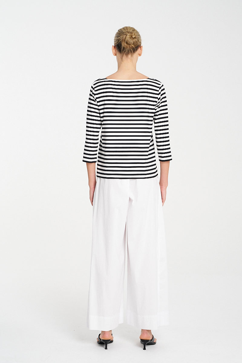 F536 2630 RELAXED BOAT NECK - MELA PURDIE
