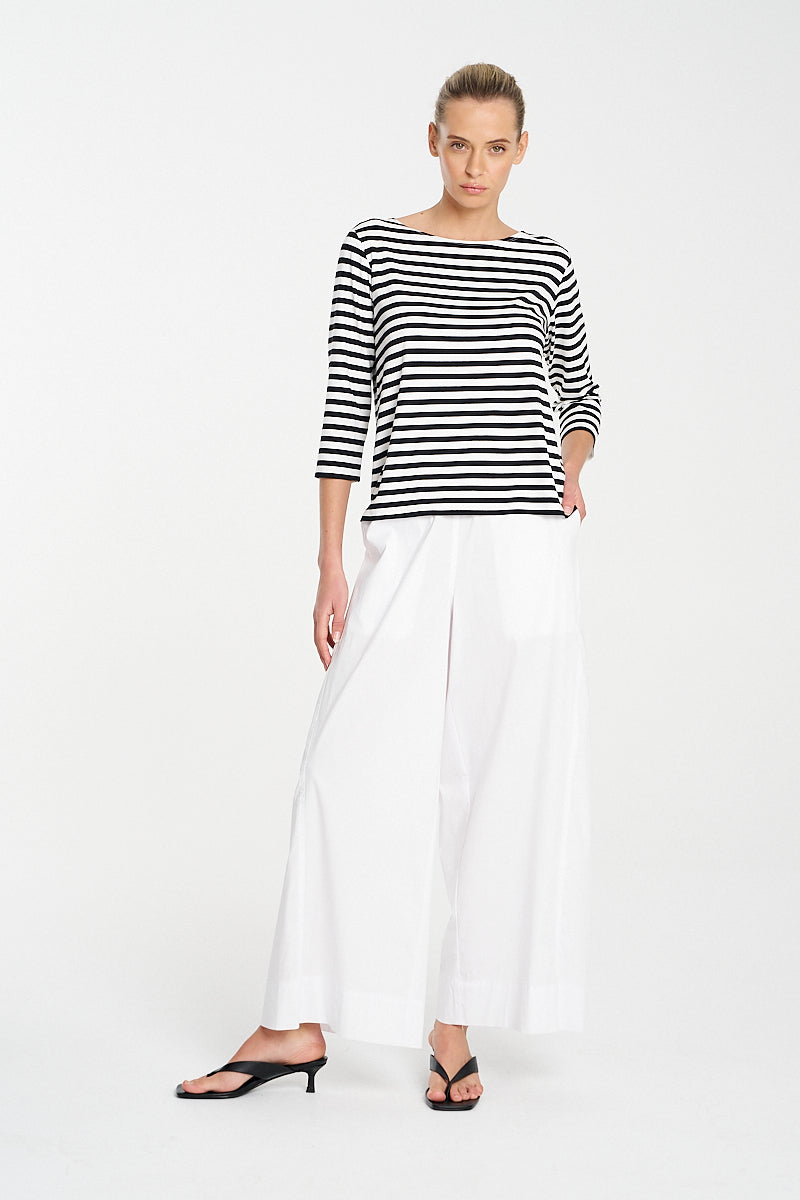 F536 2630 RELAXED BOAT NECK - MELA PURDIE