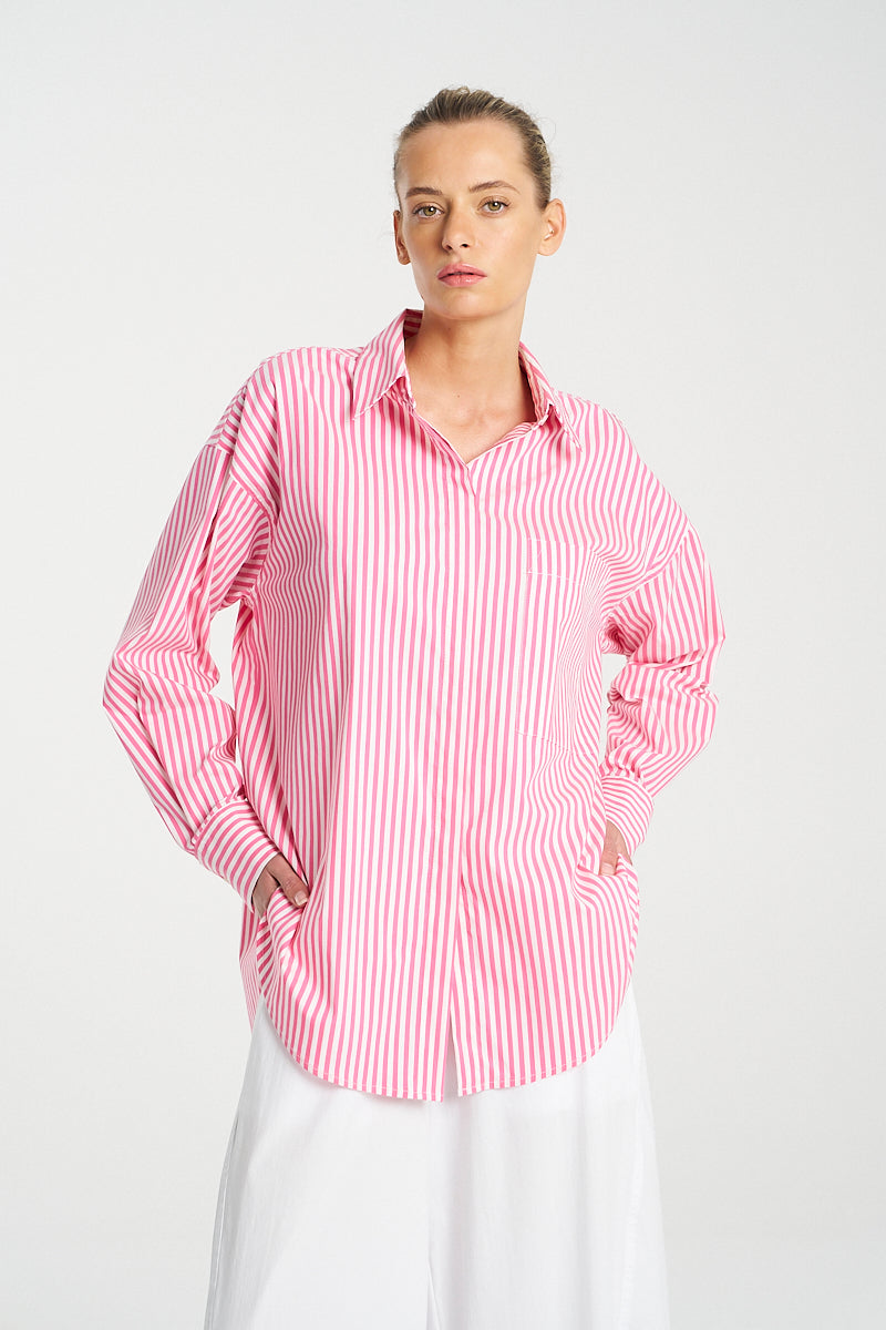 F731 8101 RELAXED POCKET SHIRT - MELA PURDIE