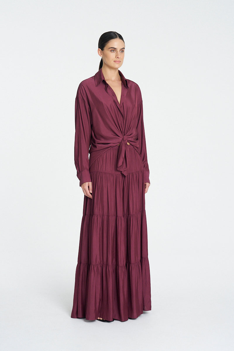 RELAXED SHIRT - Vino