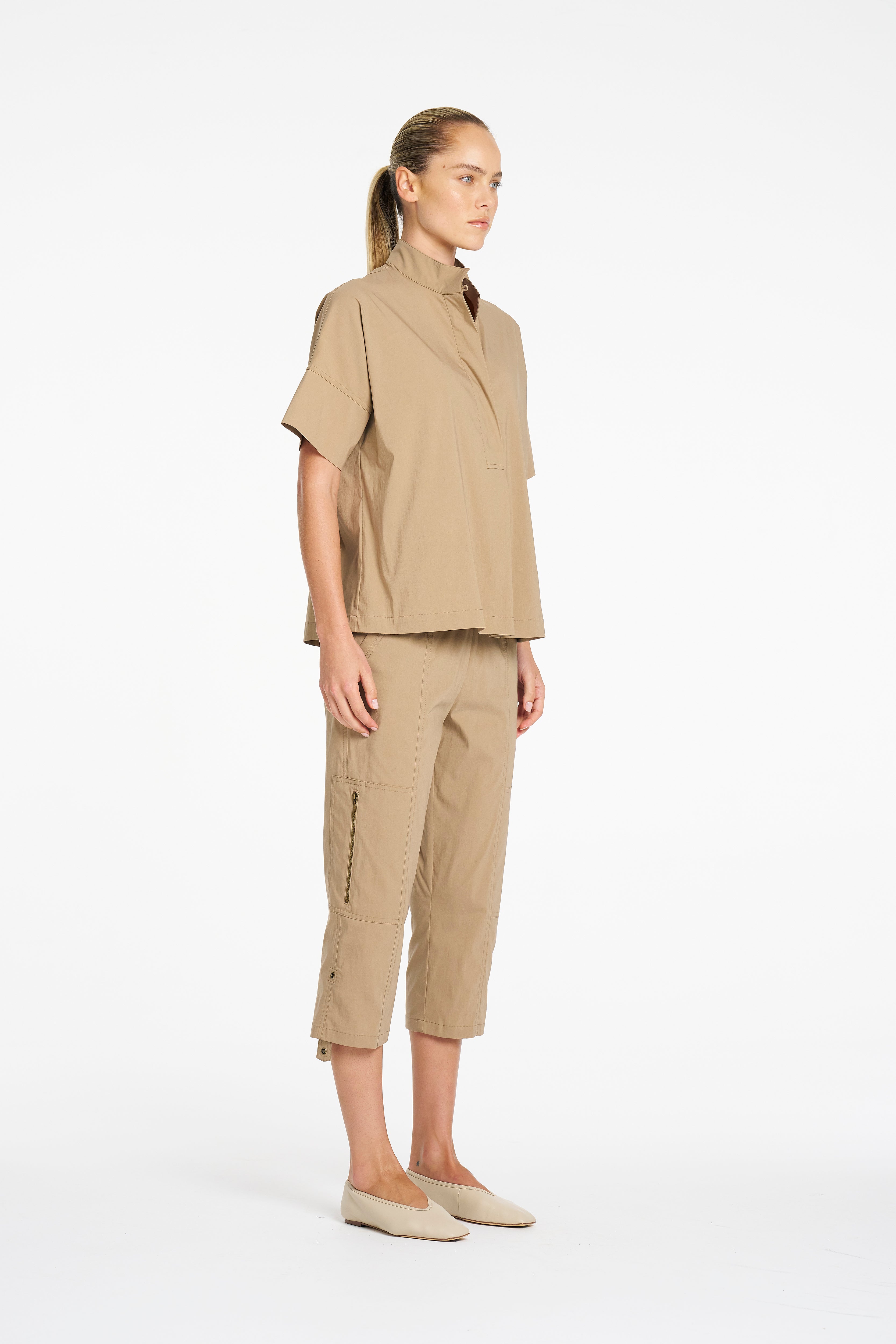 F65 1386 CROP ZIP CARGO - MELA PURDIE