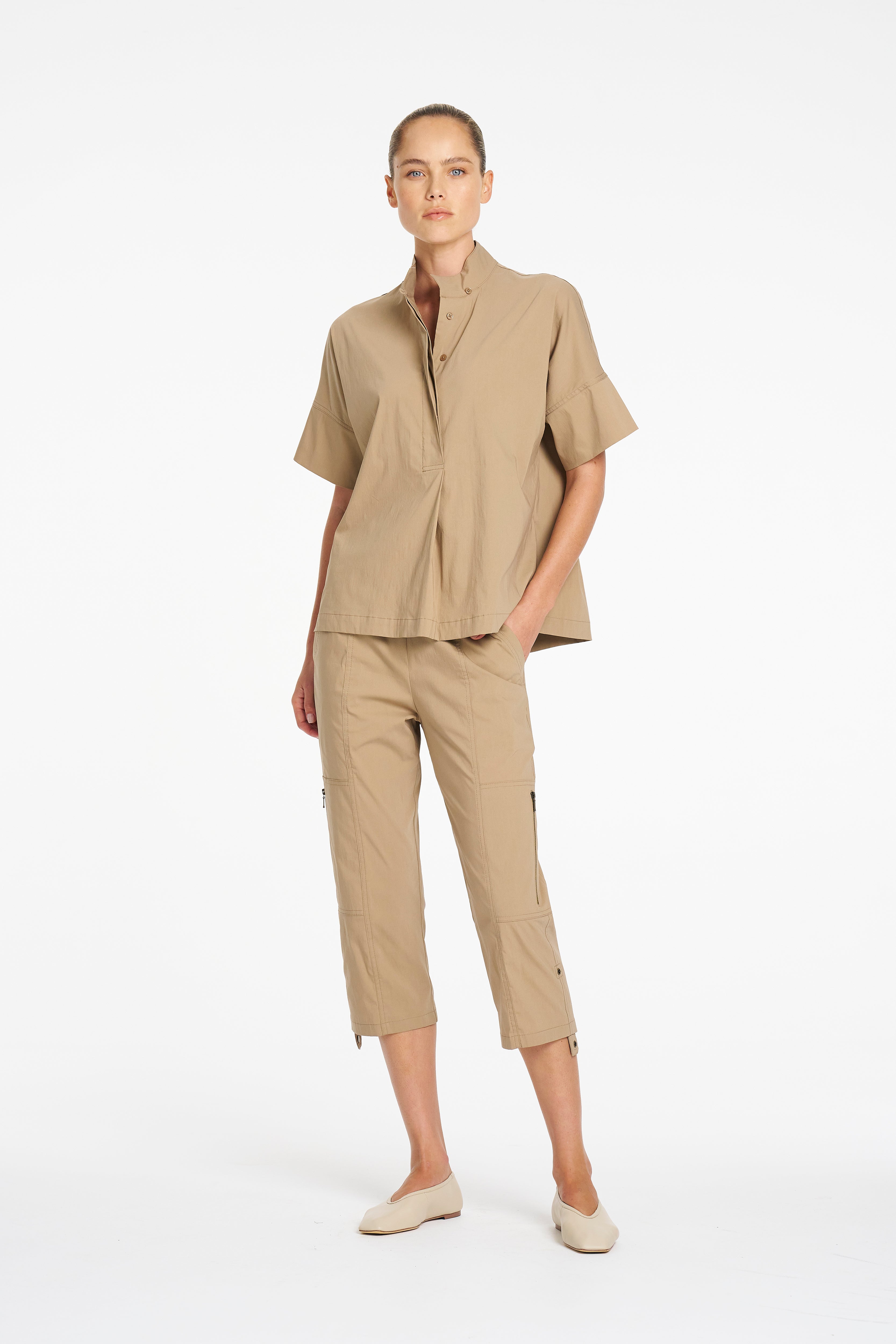 F65 1386 CROP ZIP CARGOÂ -Â MELA PURDIE