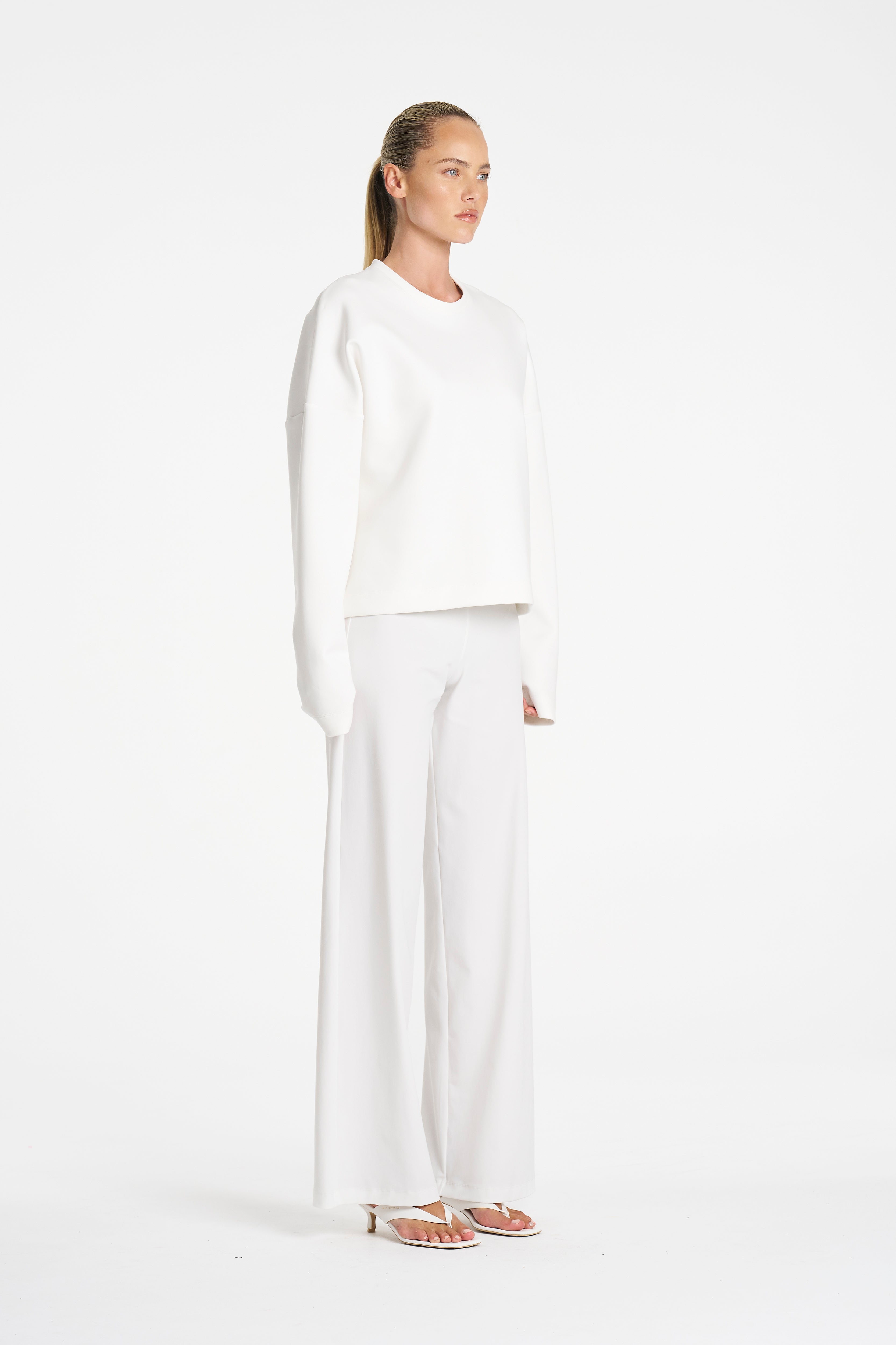 CYLINDER PANT - White - MELA PURDIE