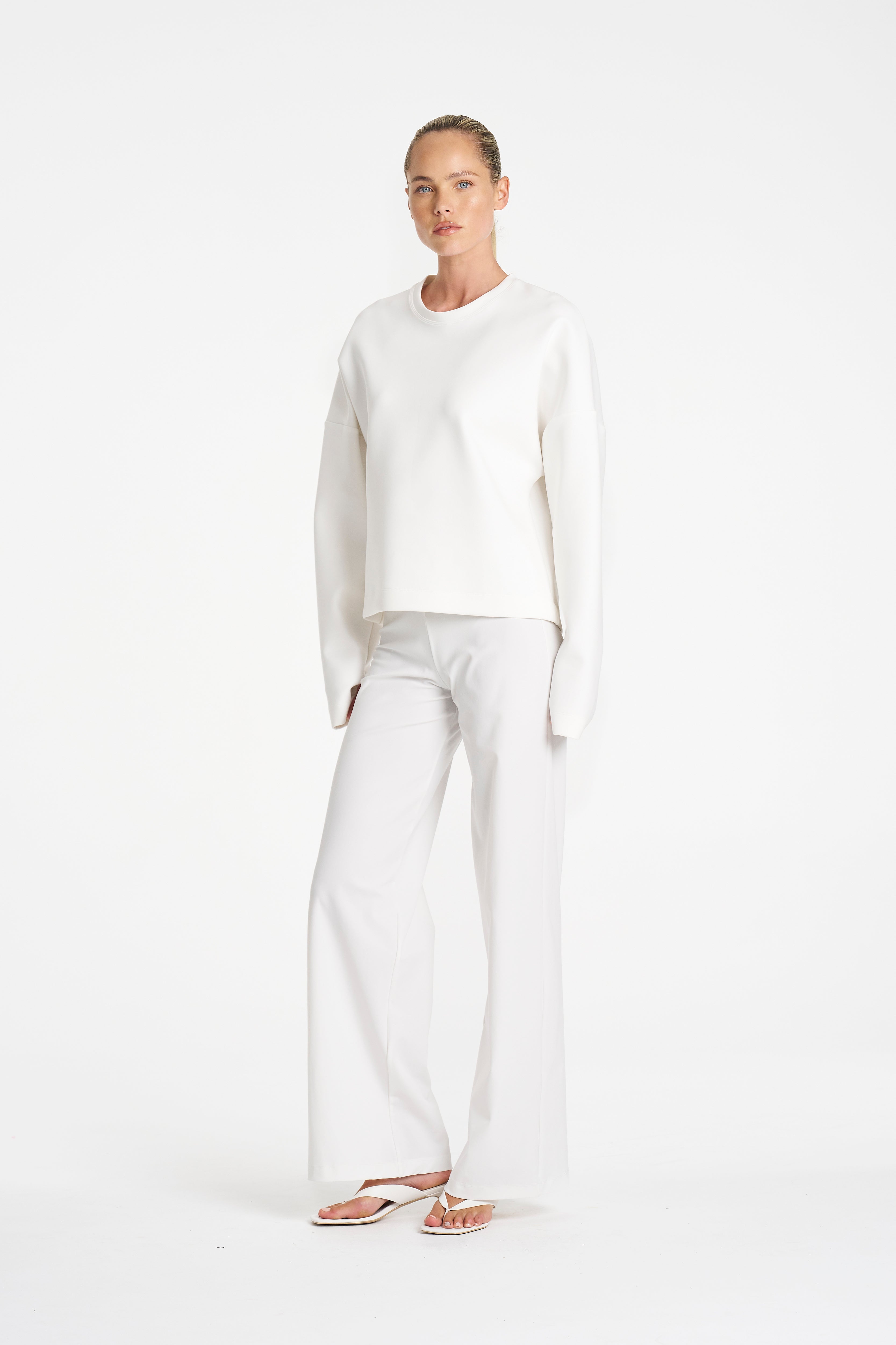 CYLINDER PANT - White - MELA PURDIE