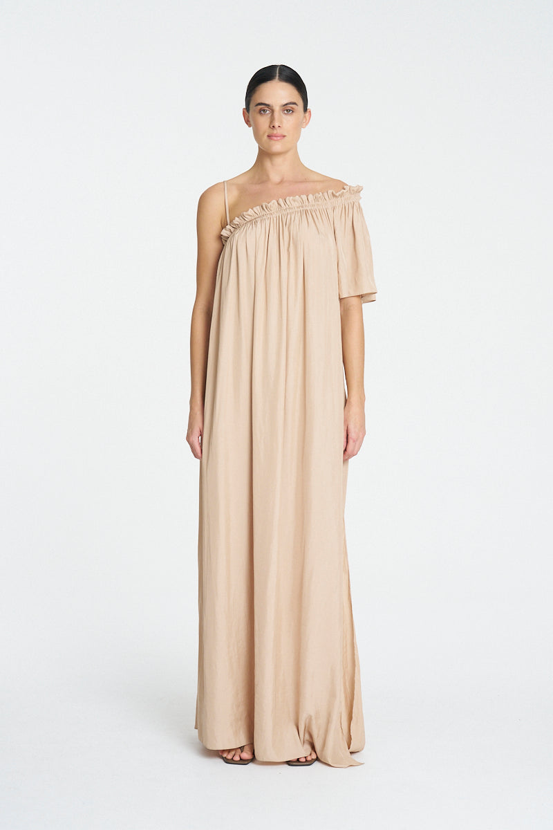 SLOPE DRESS - Café