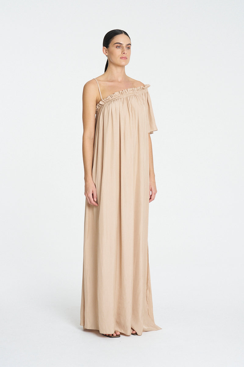 SLOPE DRESS - Café