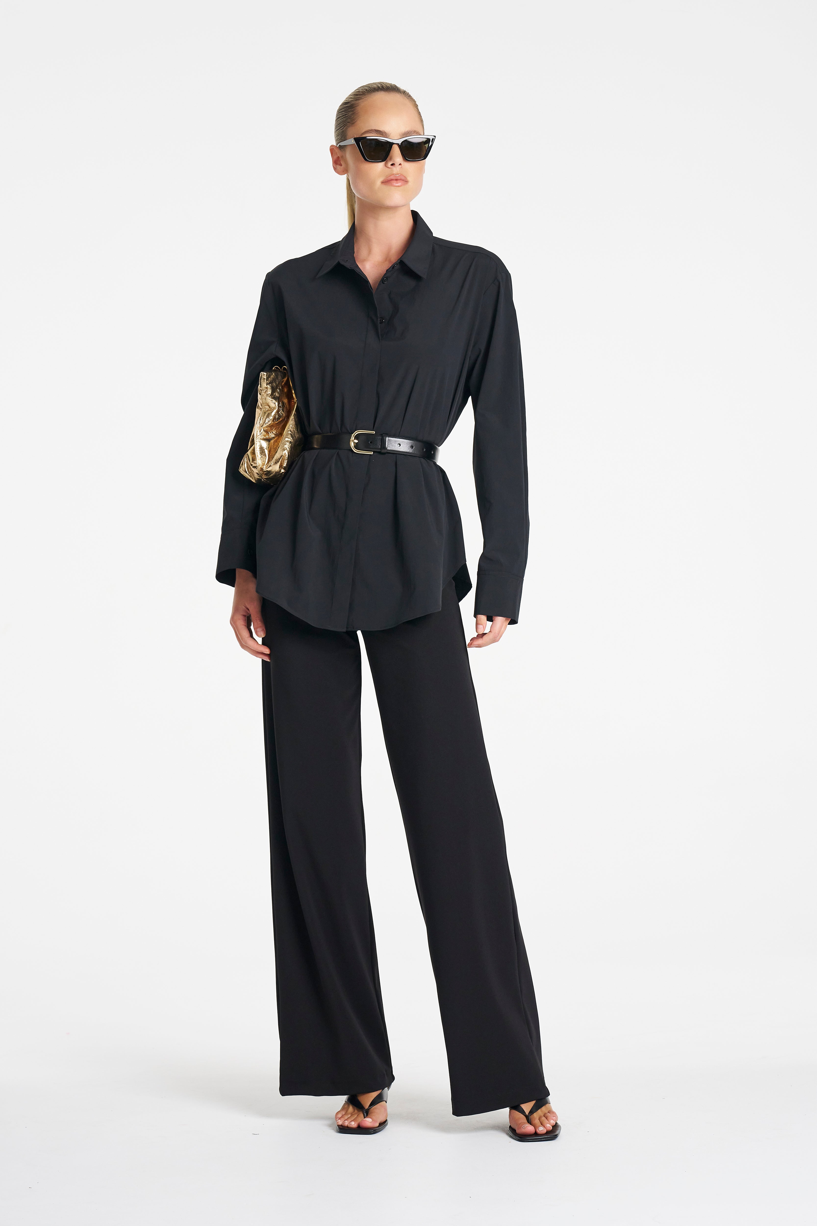 CYLINDER PANT - Black - MELA PURDIE