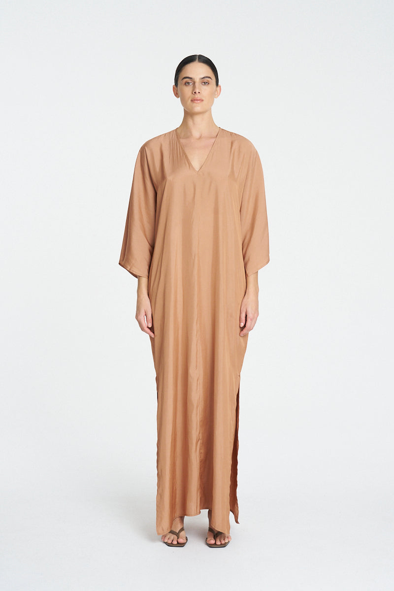DOLMAN DRESS - Terracotta
