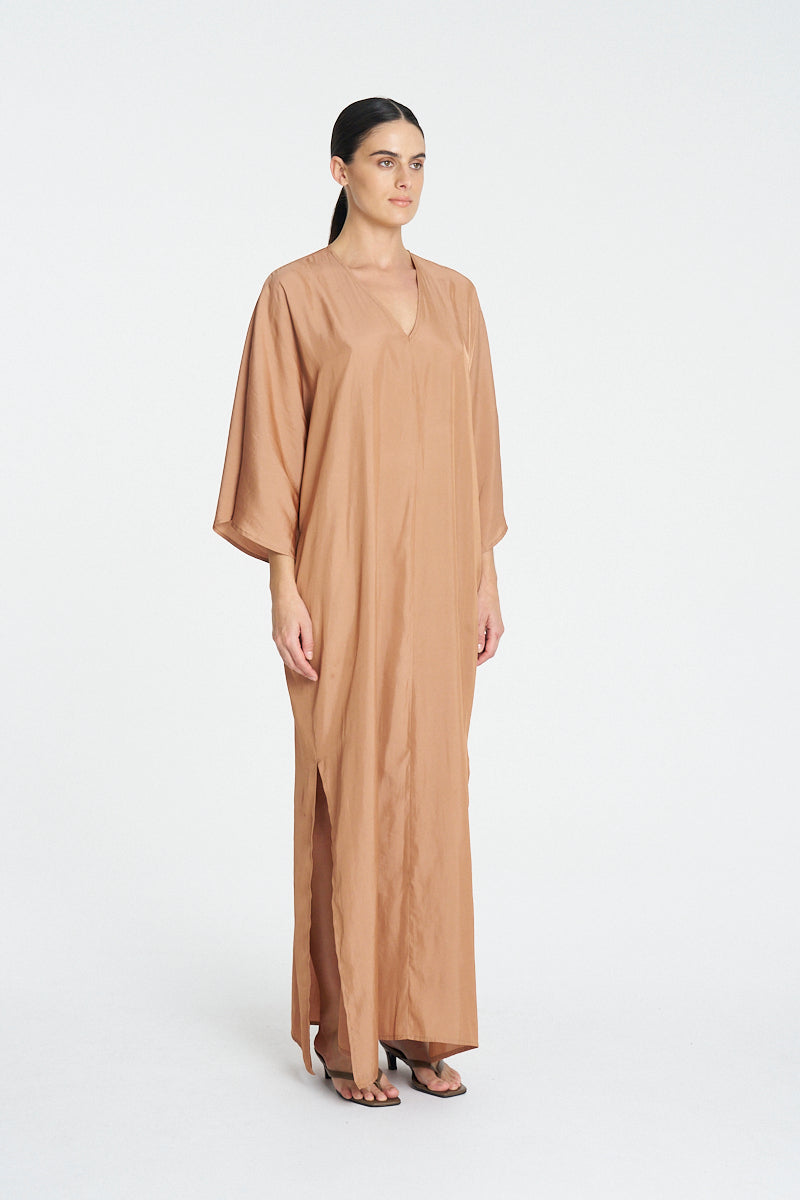 DOLMAN DRESS - Terracotta