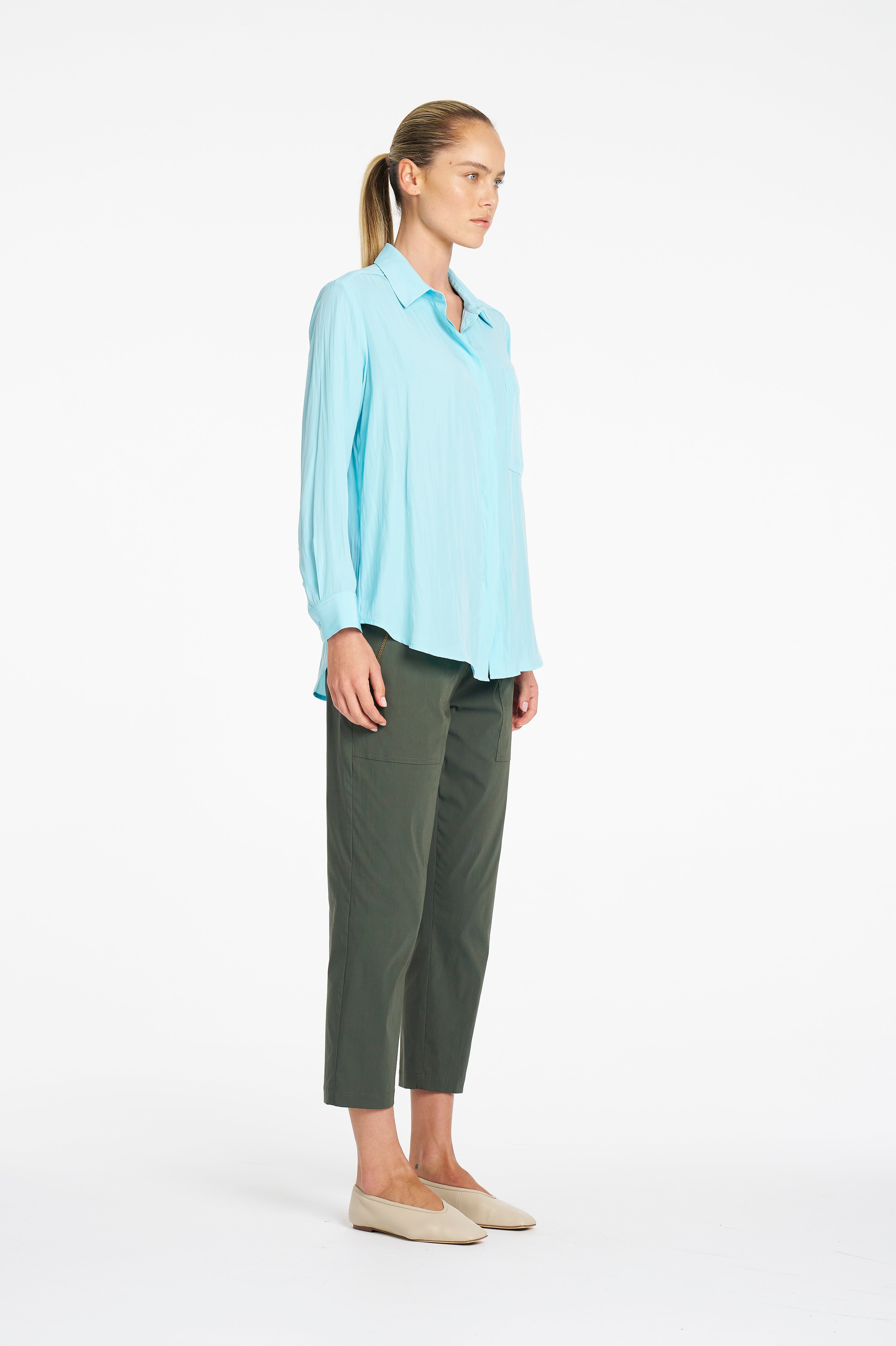 F67 7741 SINGLE POCKET SHIRT - MELA PURDIE