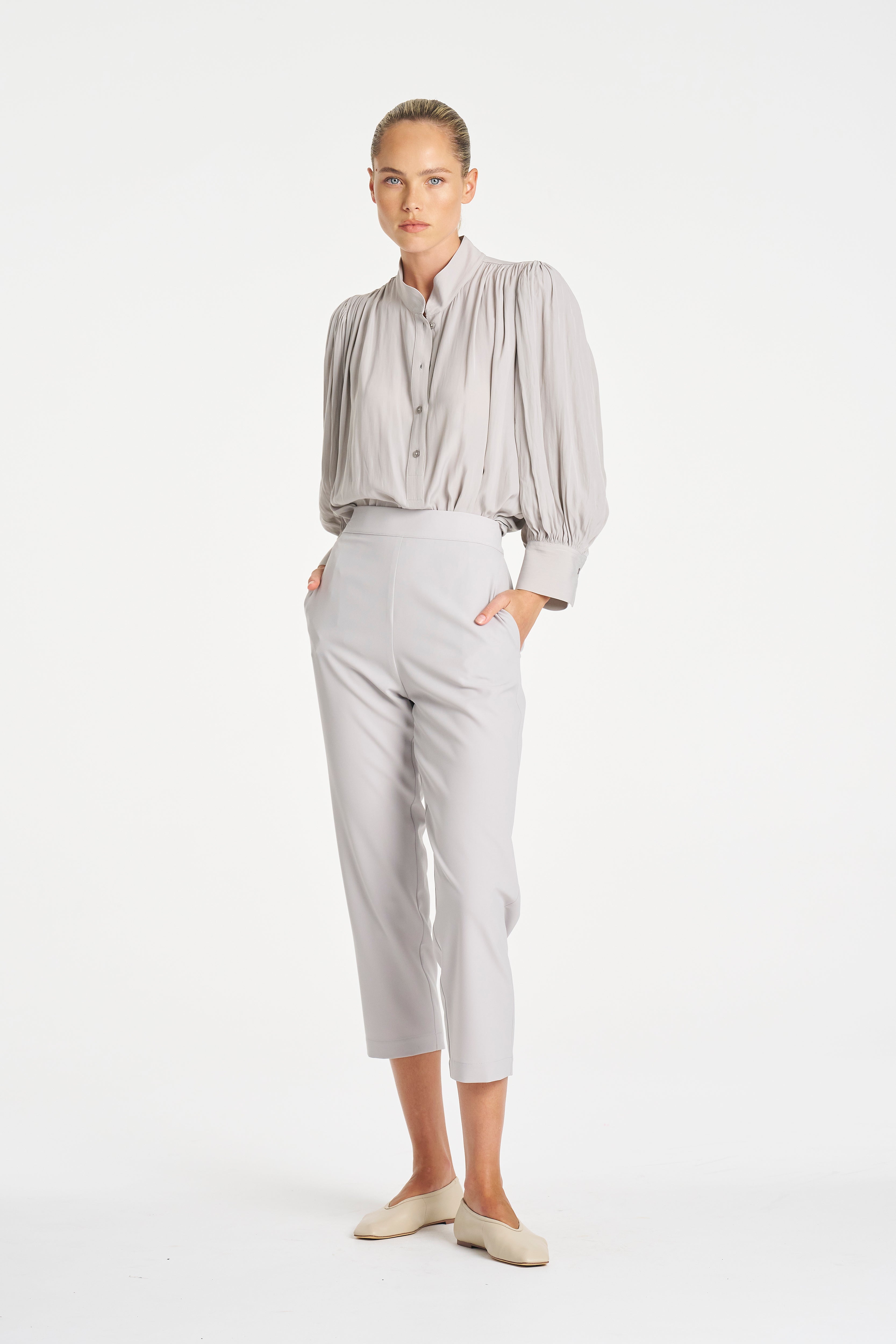 F618 1831 TAPERED FLAT PANT - MELA PURDIE