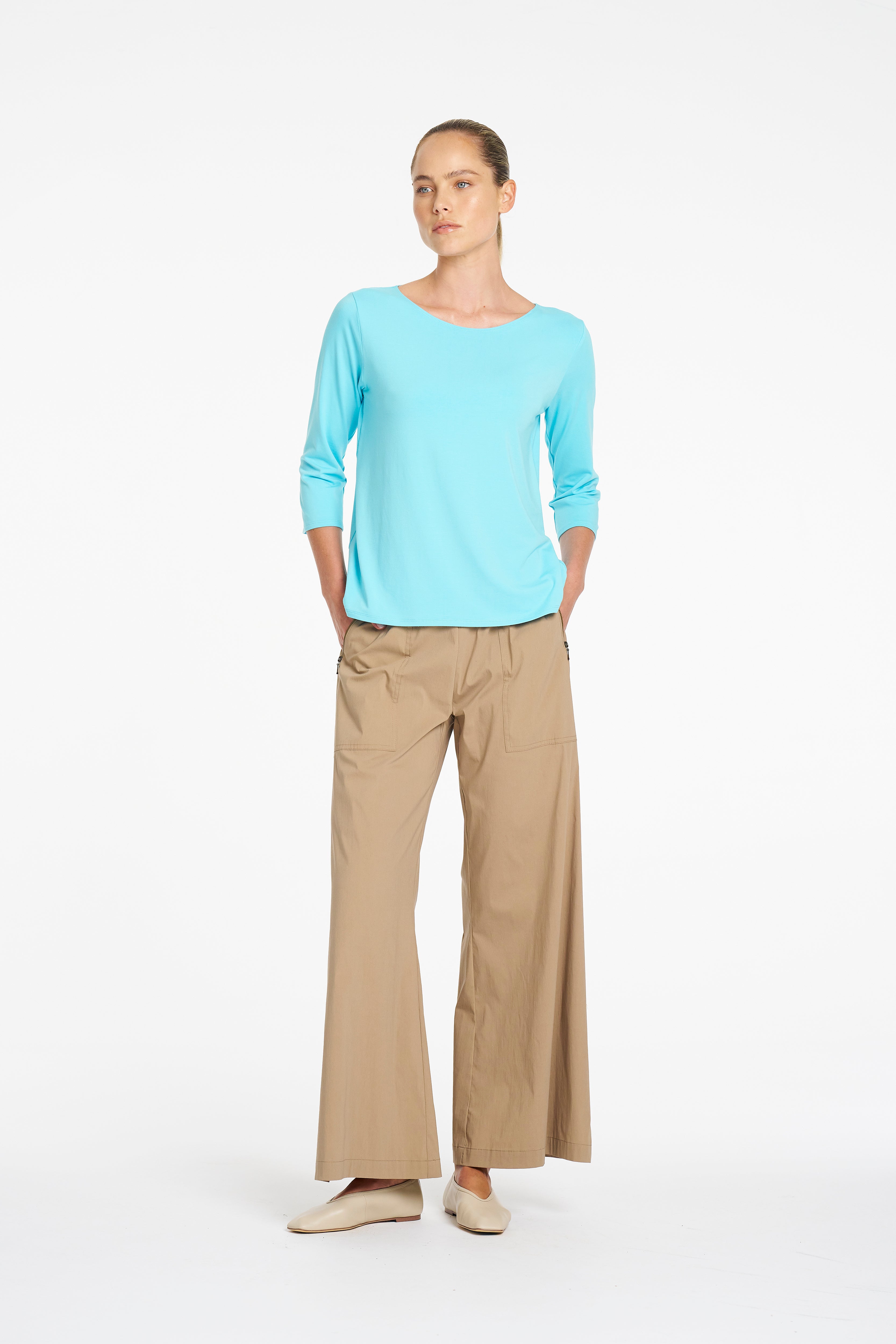 F01 2630 RELAXED BOAT NECK - MELA PURDIE