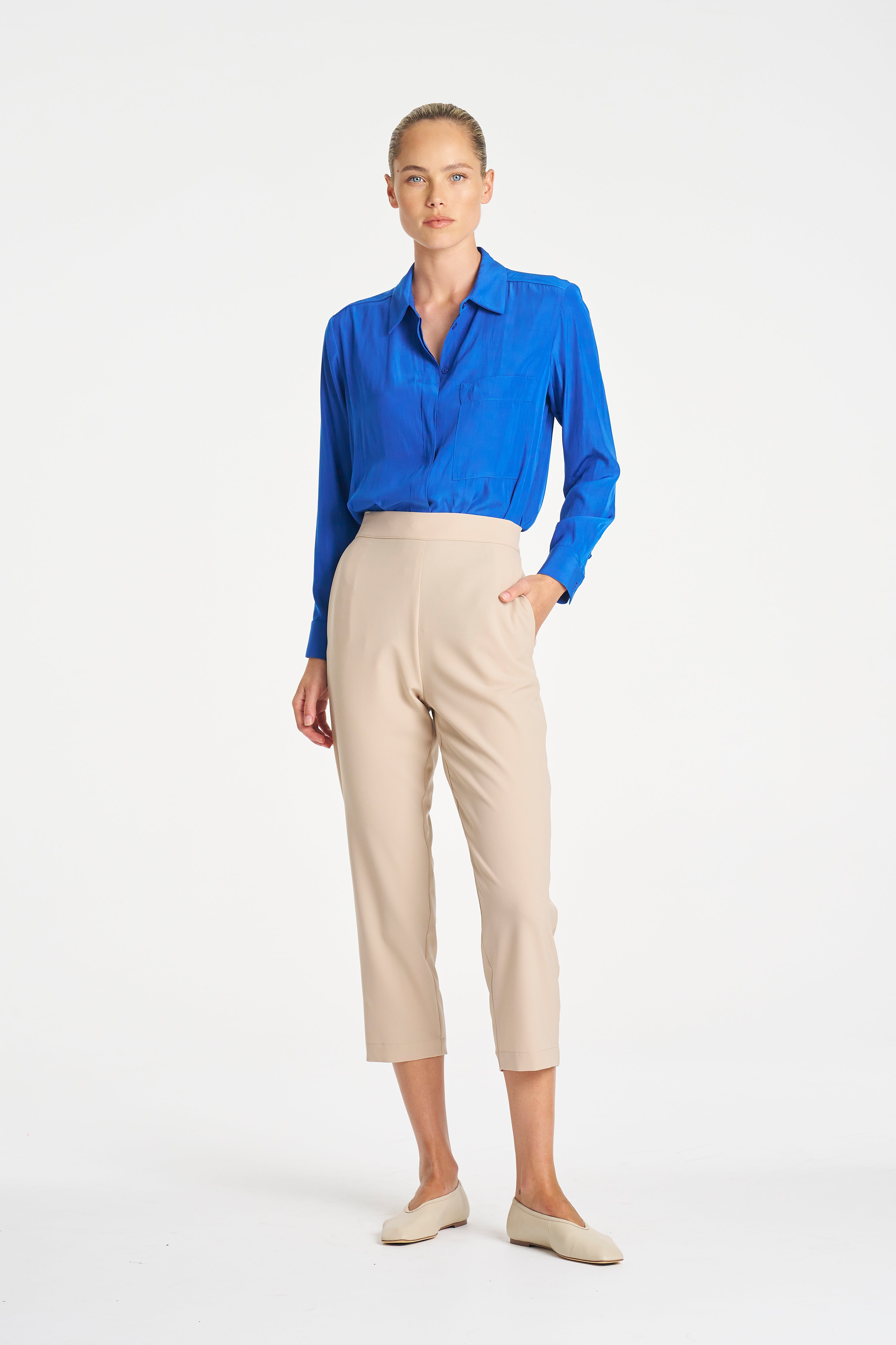 F67 7741 SINGLE POCKET SHIRT - MELA PURDIE