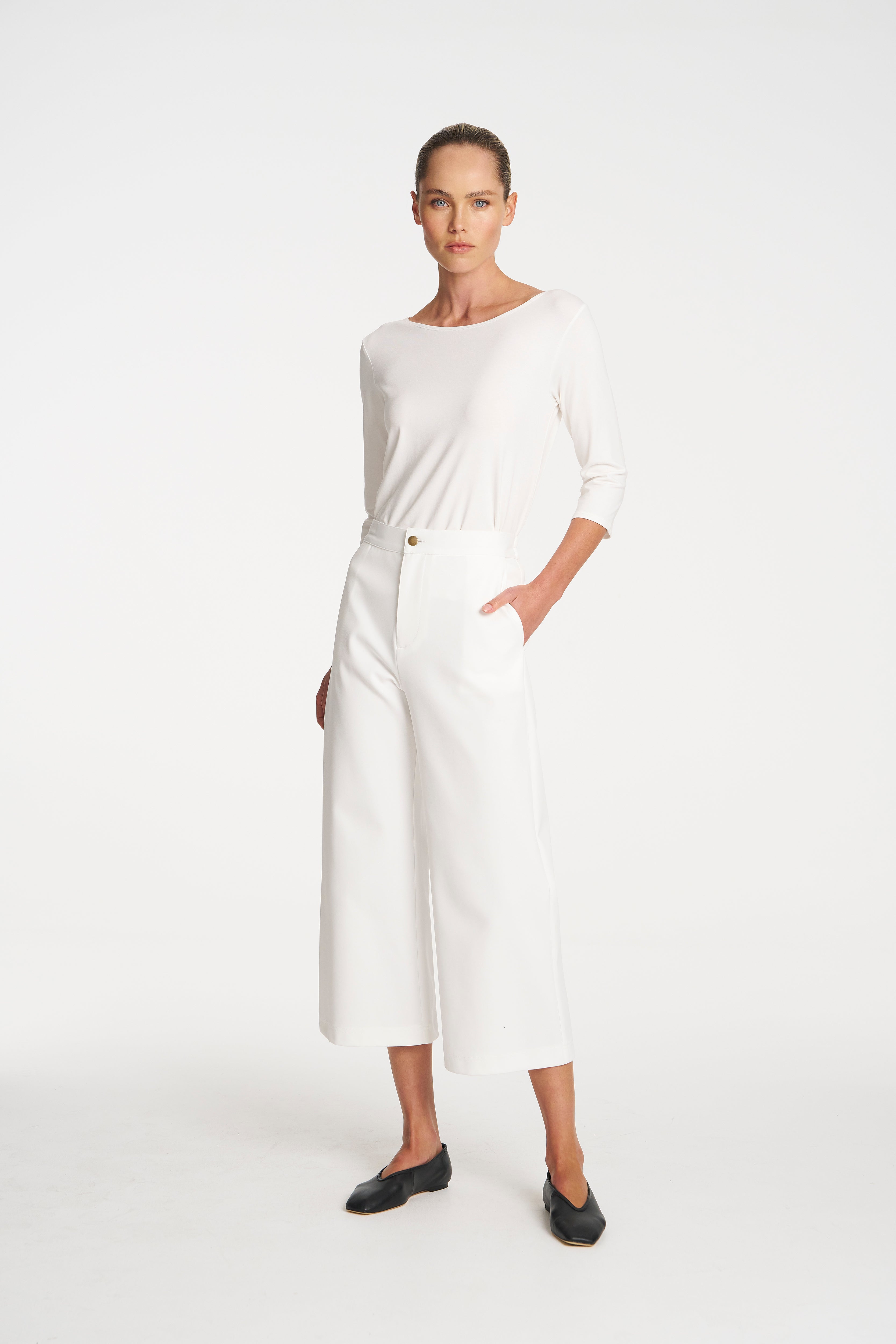 F103 1968 CROP FLY PANT - MELA PURDIE