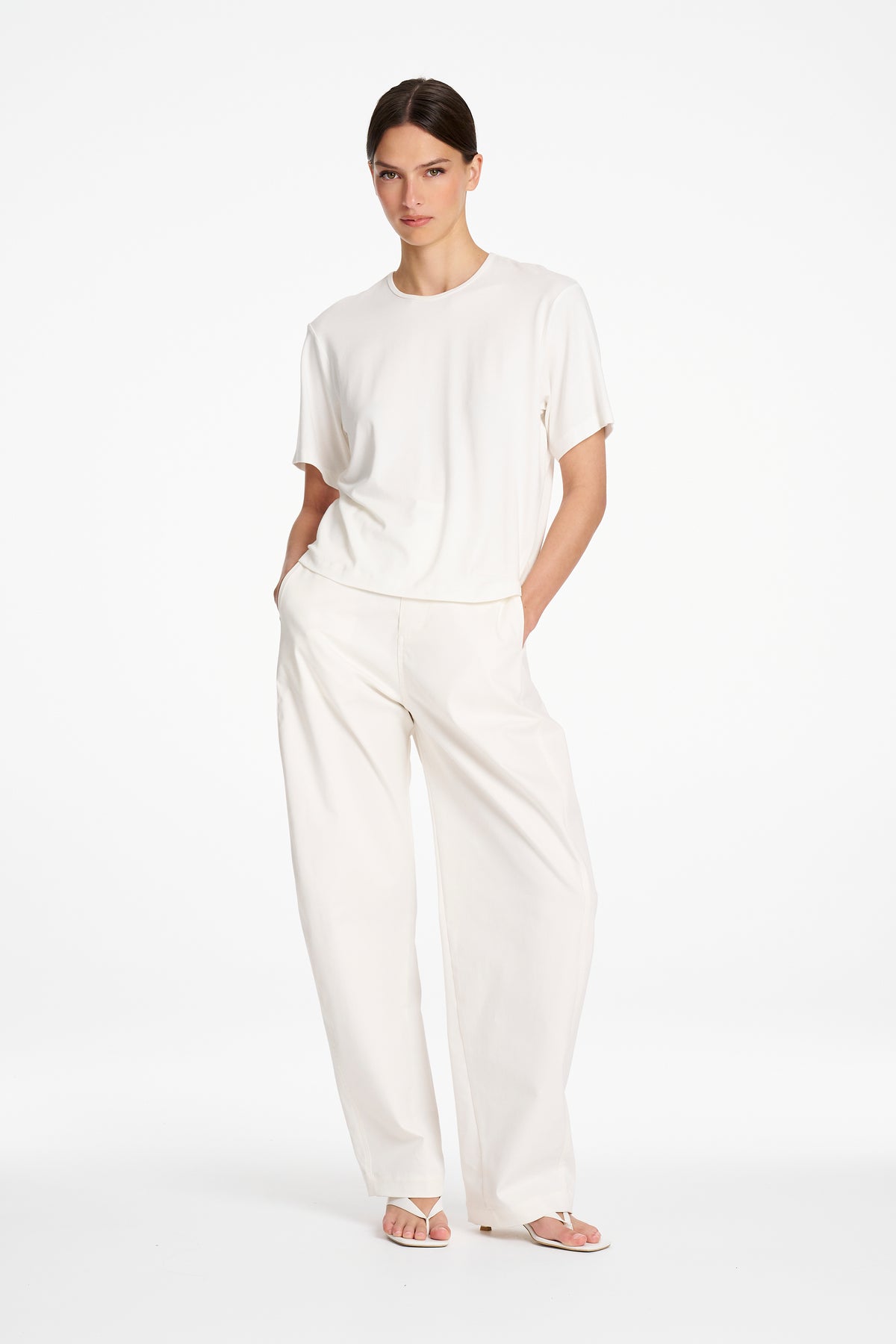 BARREL PANT - Ivory