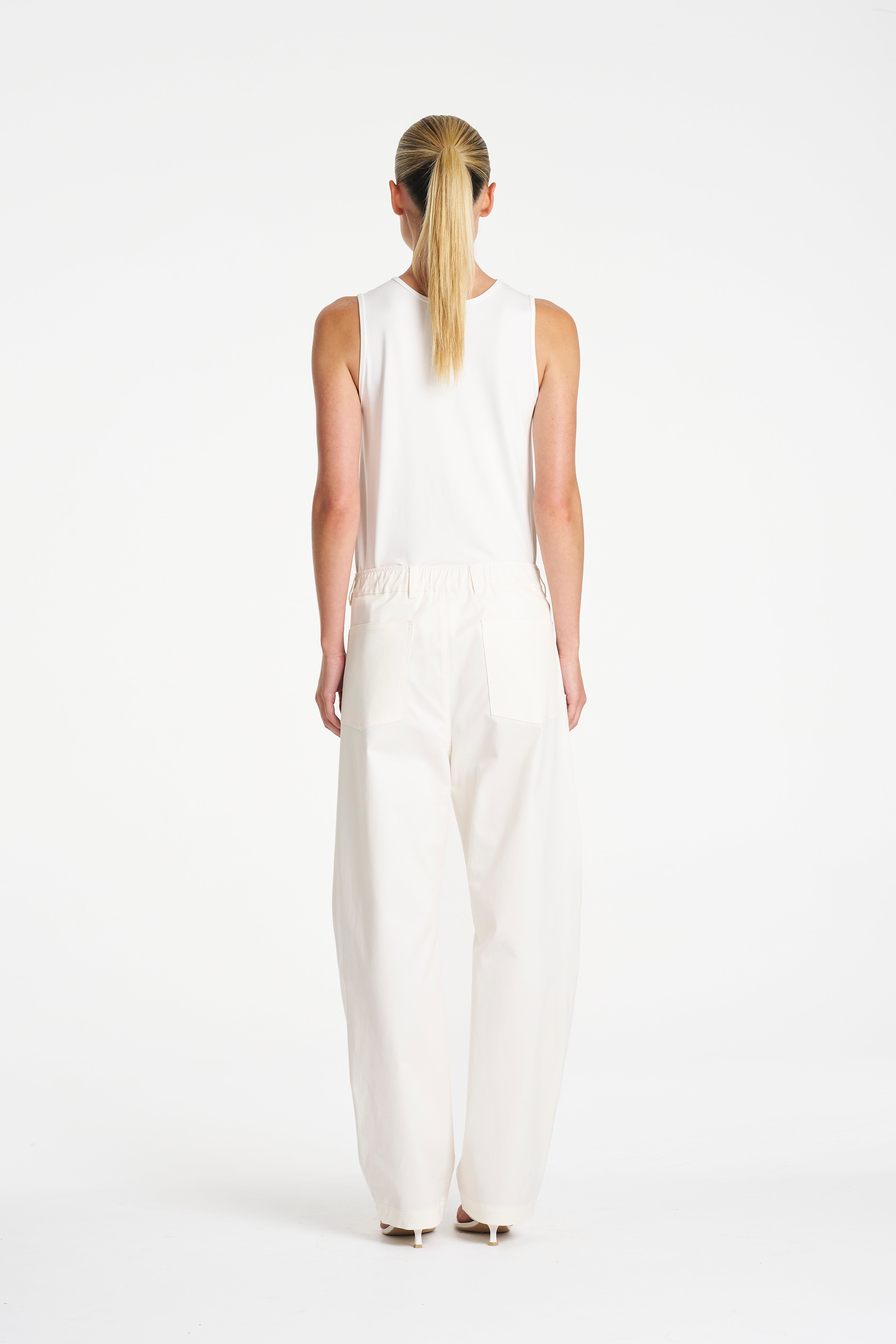 CREW TANK - White - MELA PURDIE