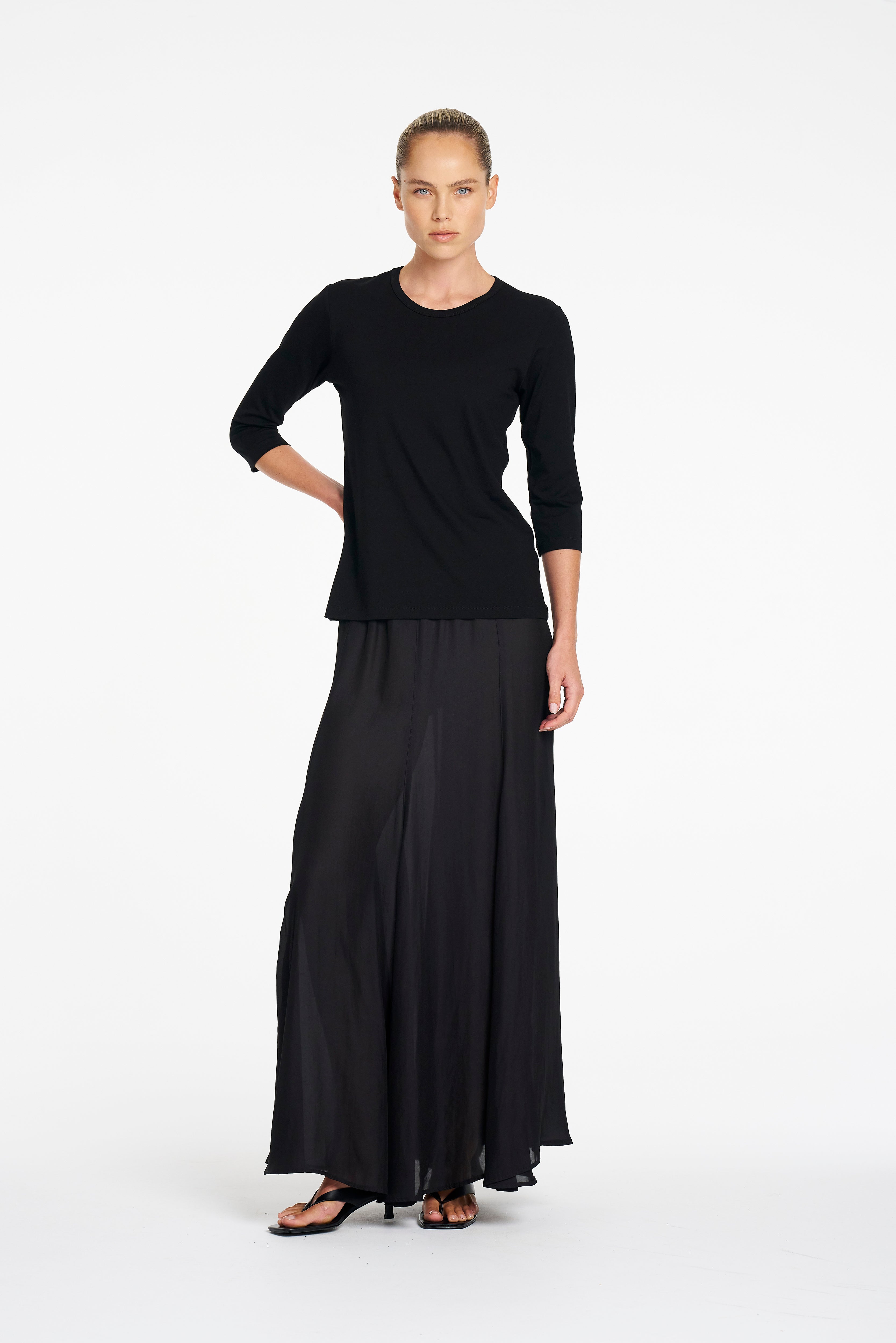 MID SL TOP - Black - MELA PURDIE