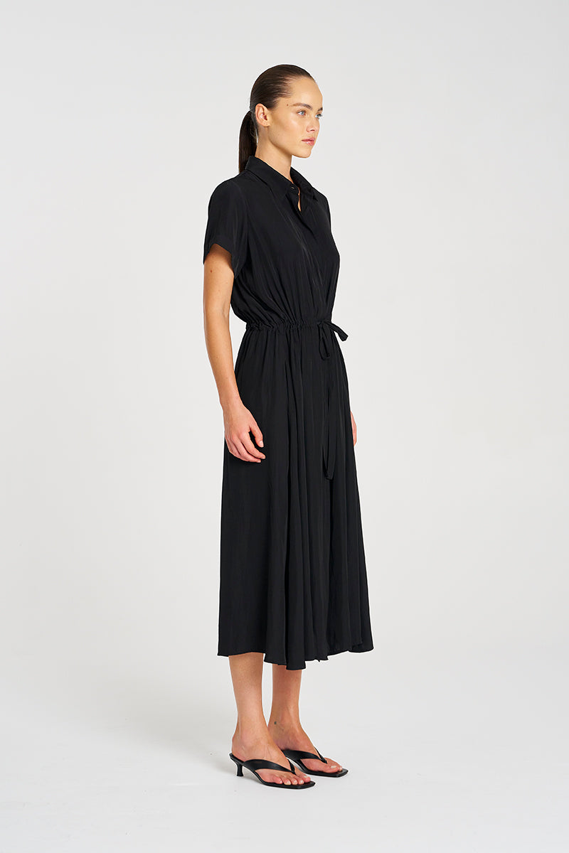 F67 3007 DRAW-WAIST T DRESS