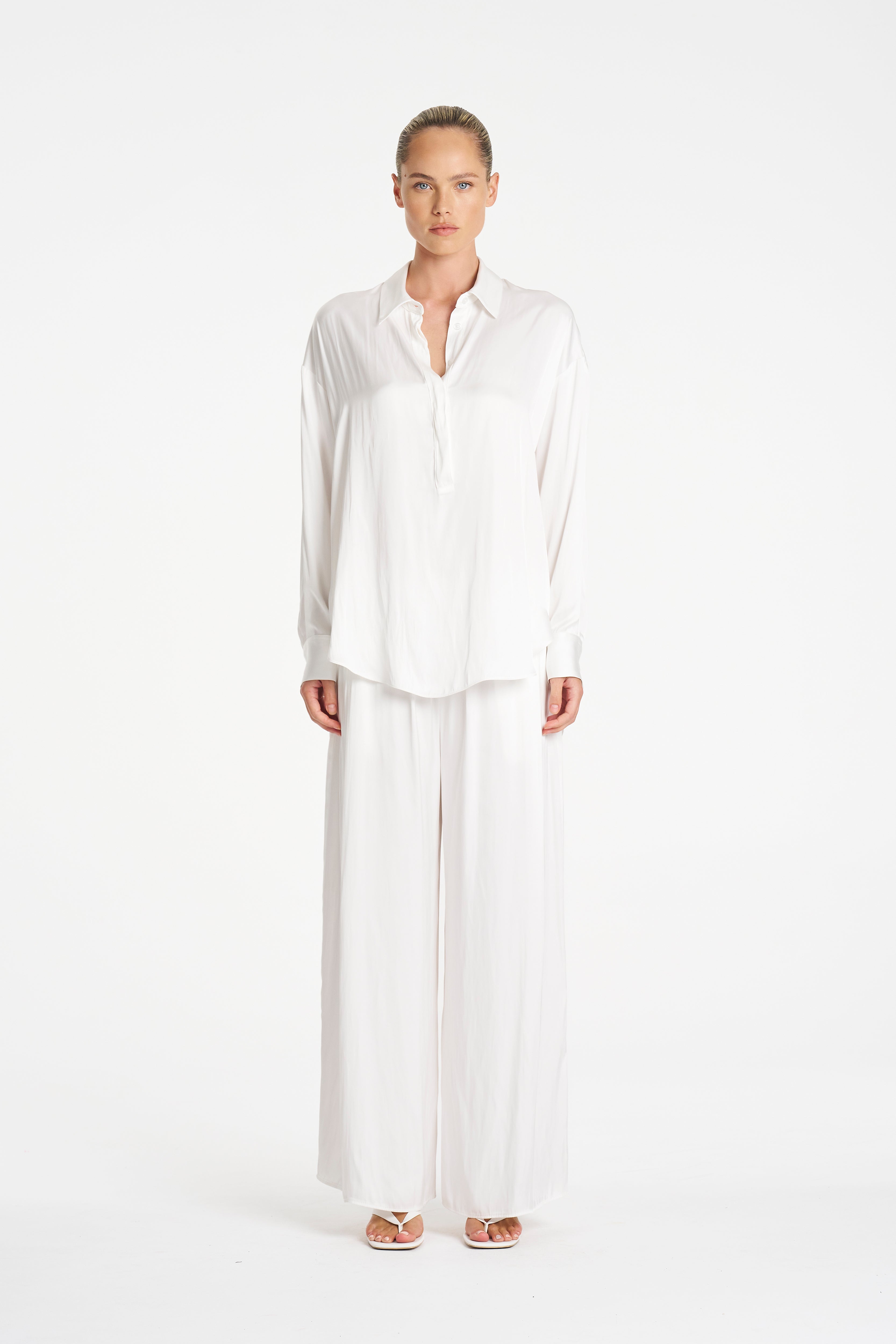 TAB TUNIC - Ivory - MELA PURDIE