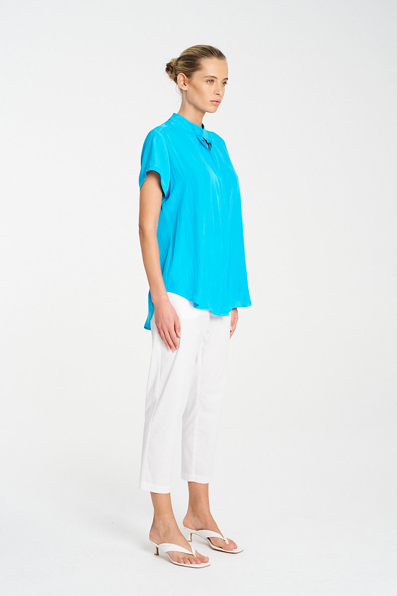 F67 8629 SOFT STAND SHIRT - MELA PURDIE