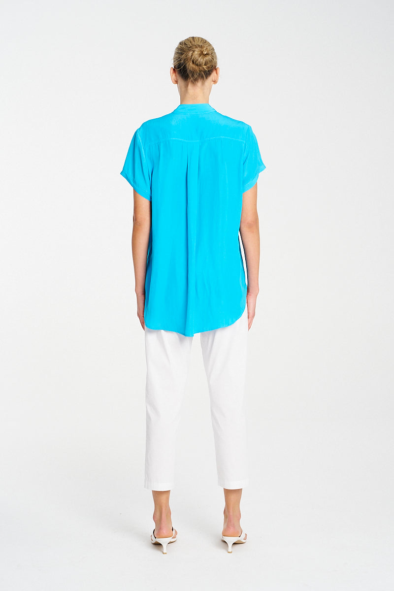 F67 8629 SOFT STAND SHIRT - MELA PURDIE