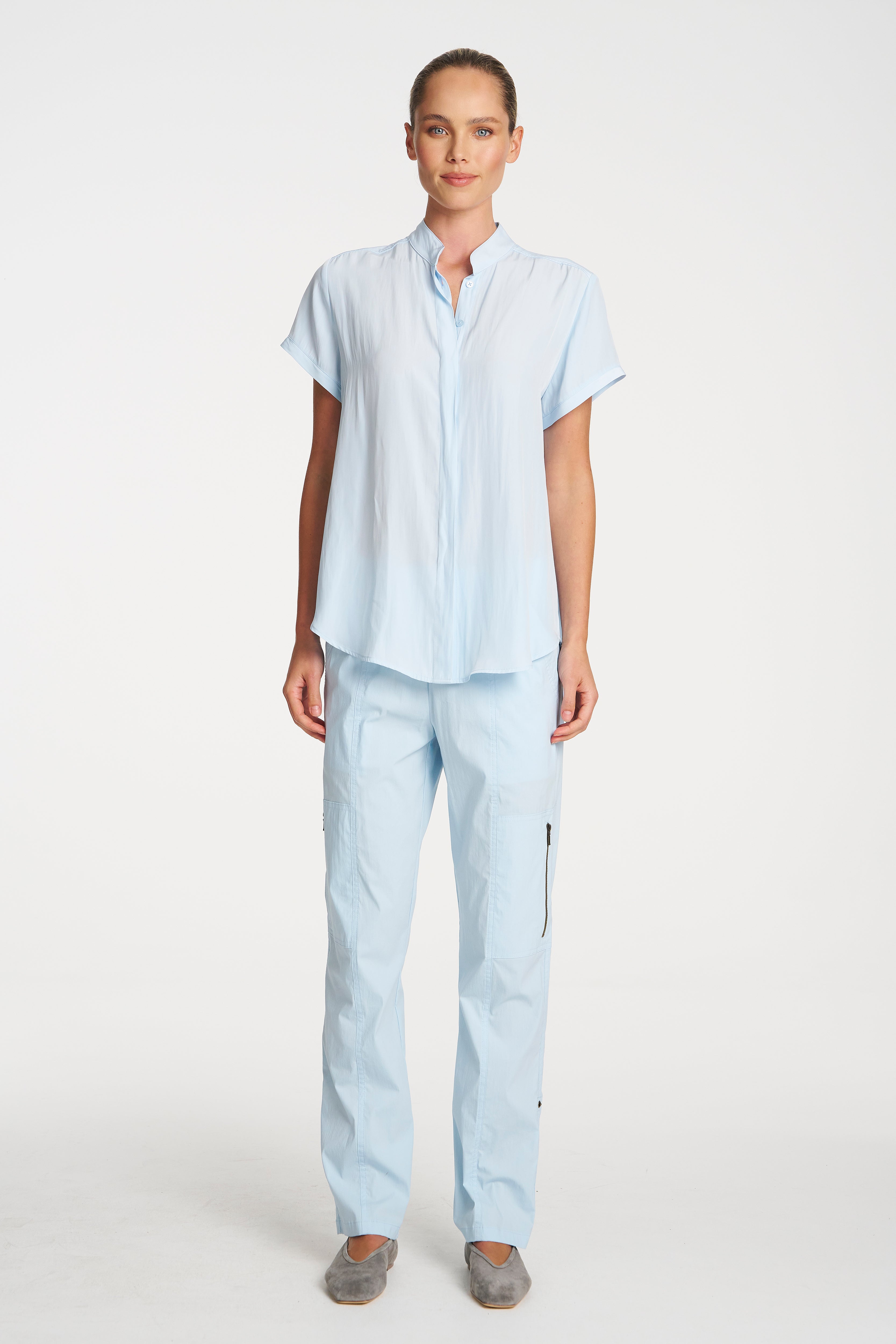 F67 8629 SOFT STAND SHIRT - MELA PURDIE