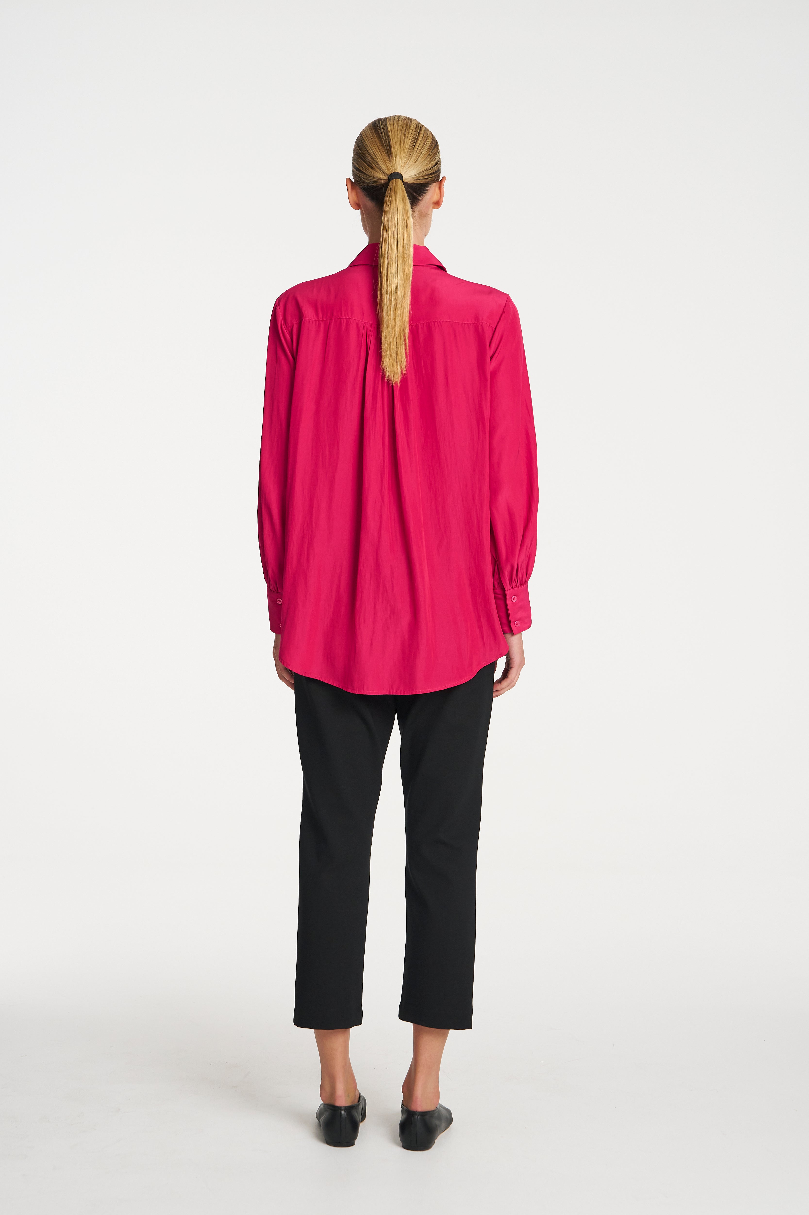 F67 8984 GATHERED BLOUSE - MELA PURDIE