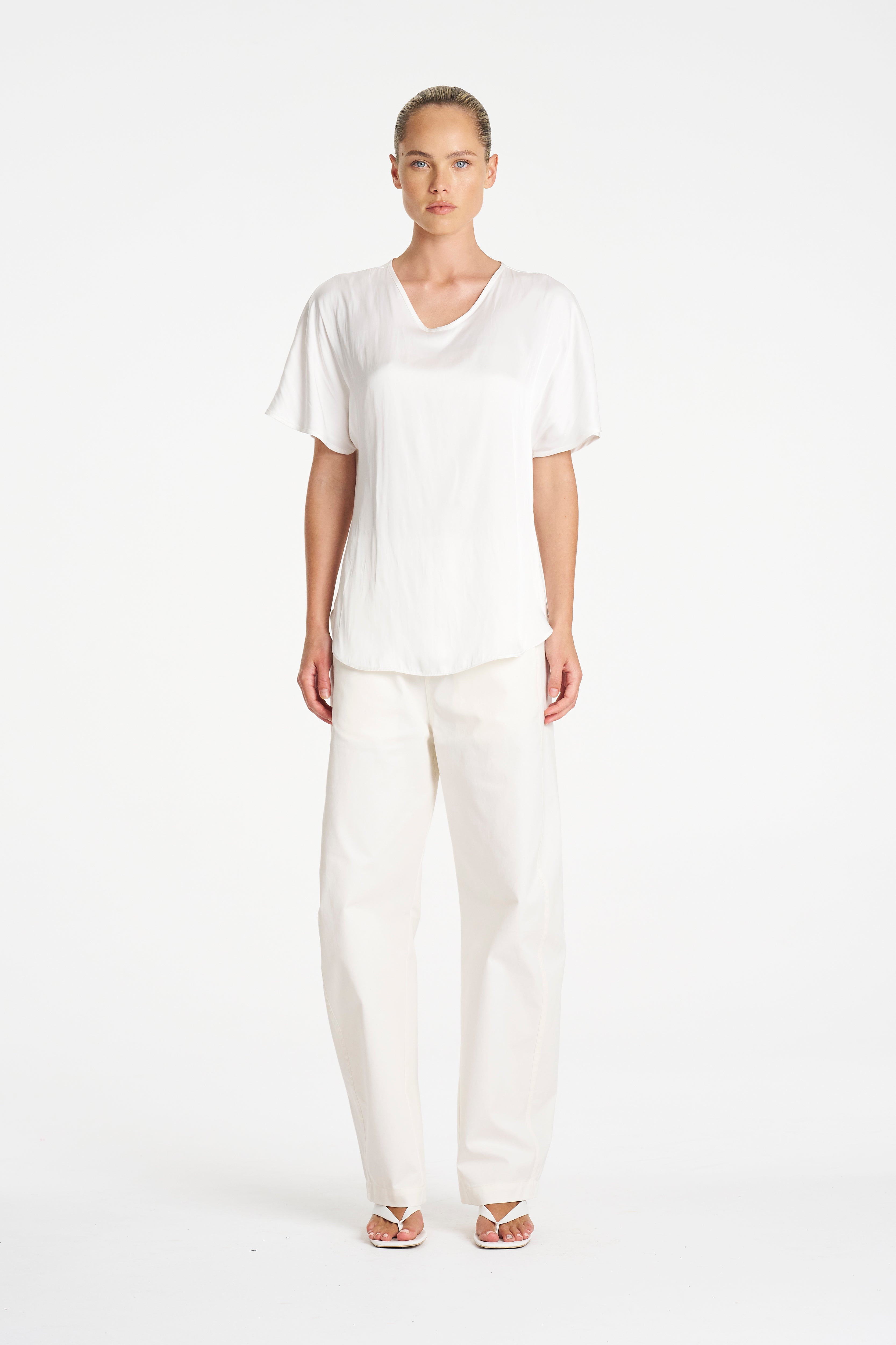 RAGLAN SHELL - Ivory - MELA PURDIE