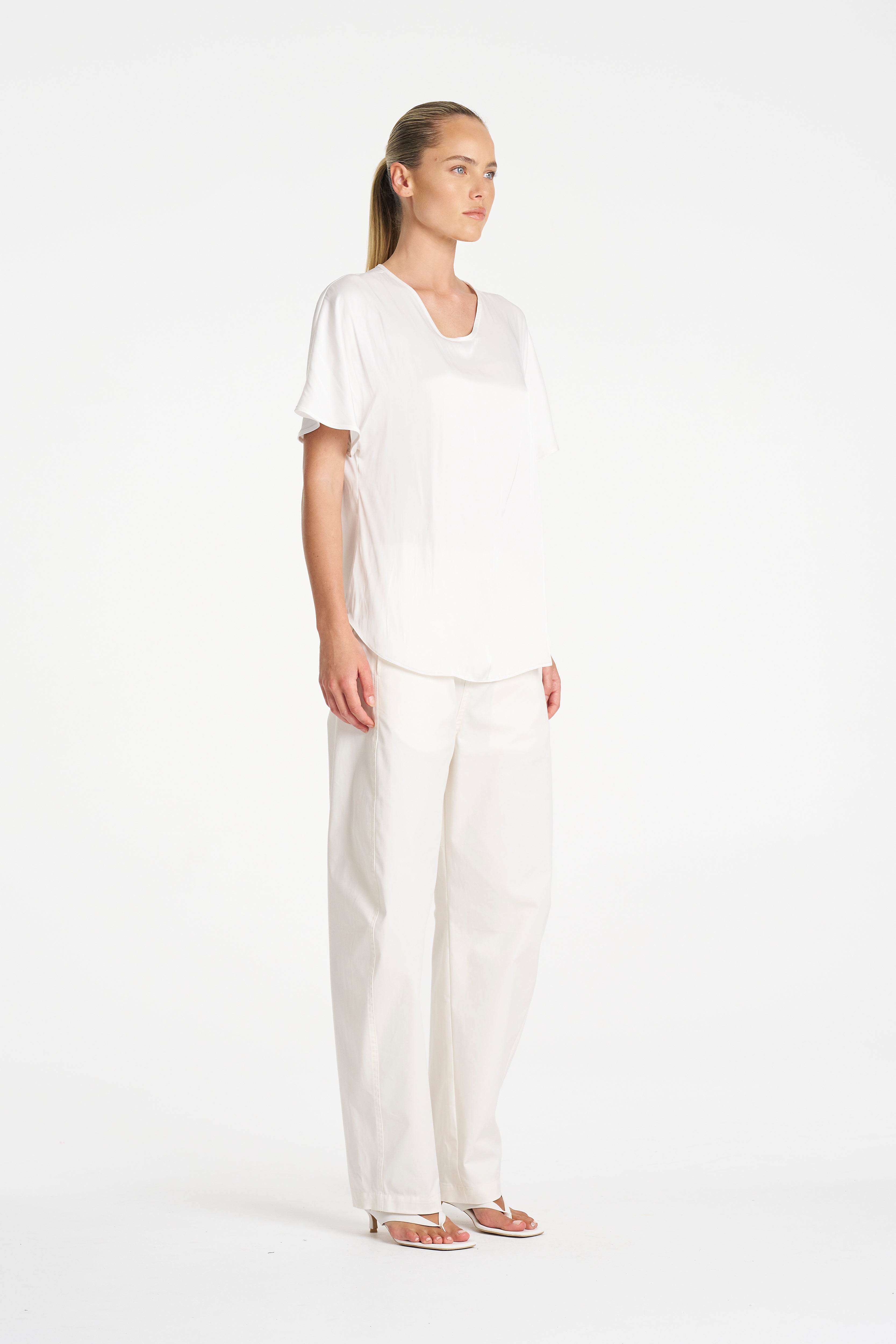 RAGLAN SHELL - Ivory - MELA PURDIE