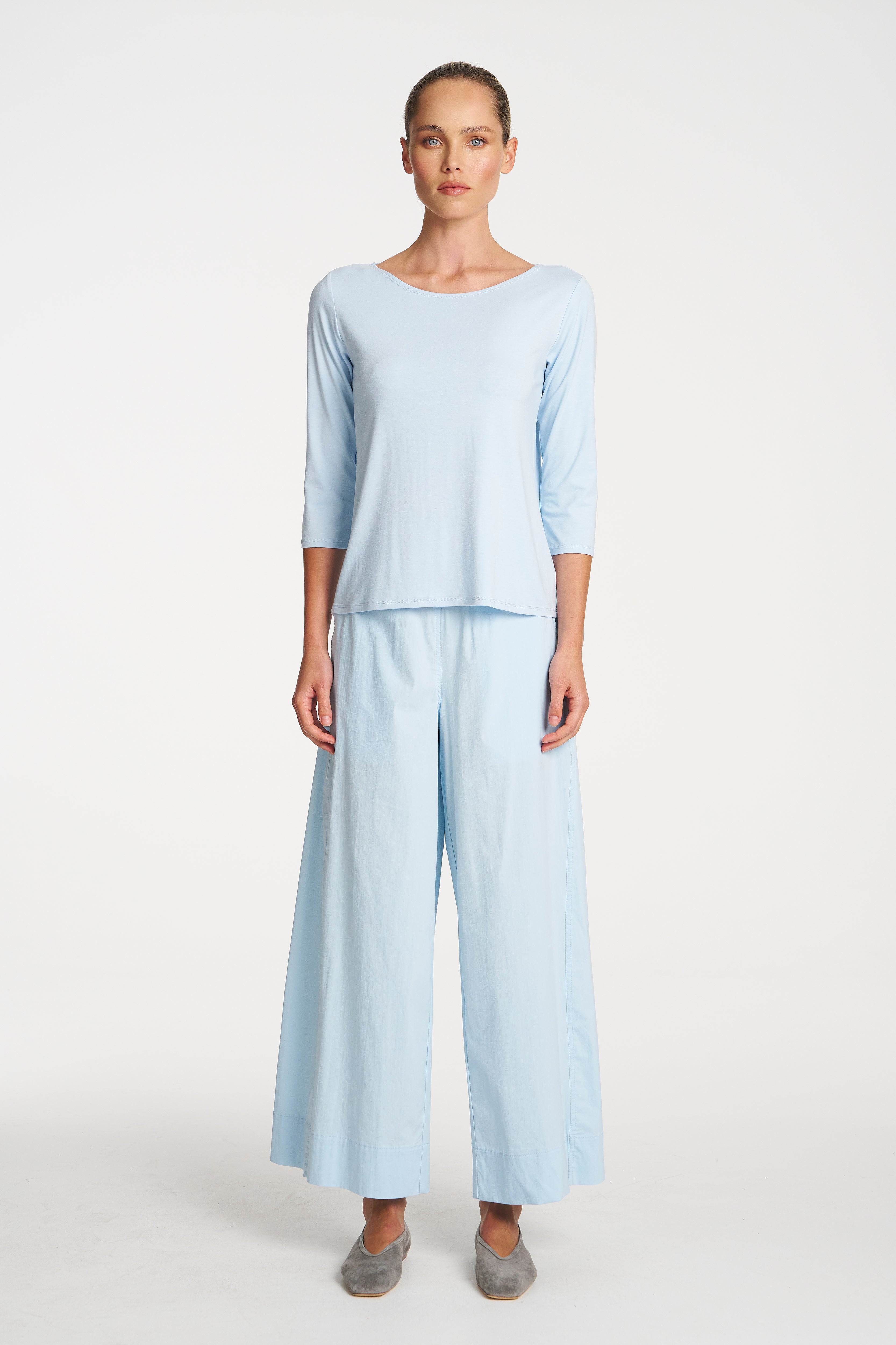 F01 2630 RELAXED BOAT NECK - MELA PURDIE