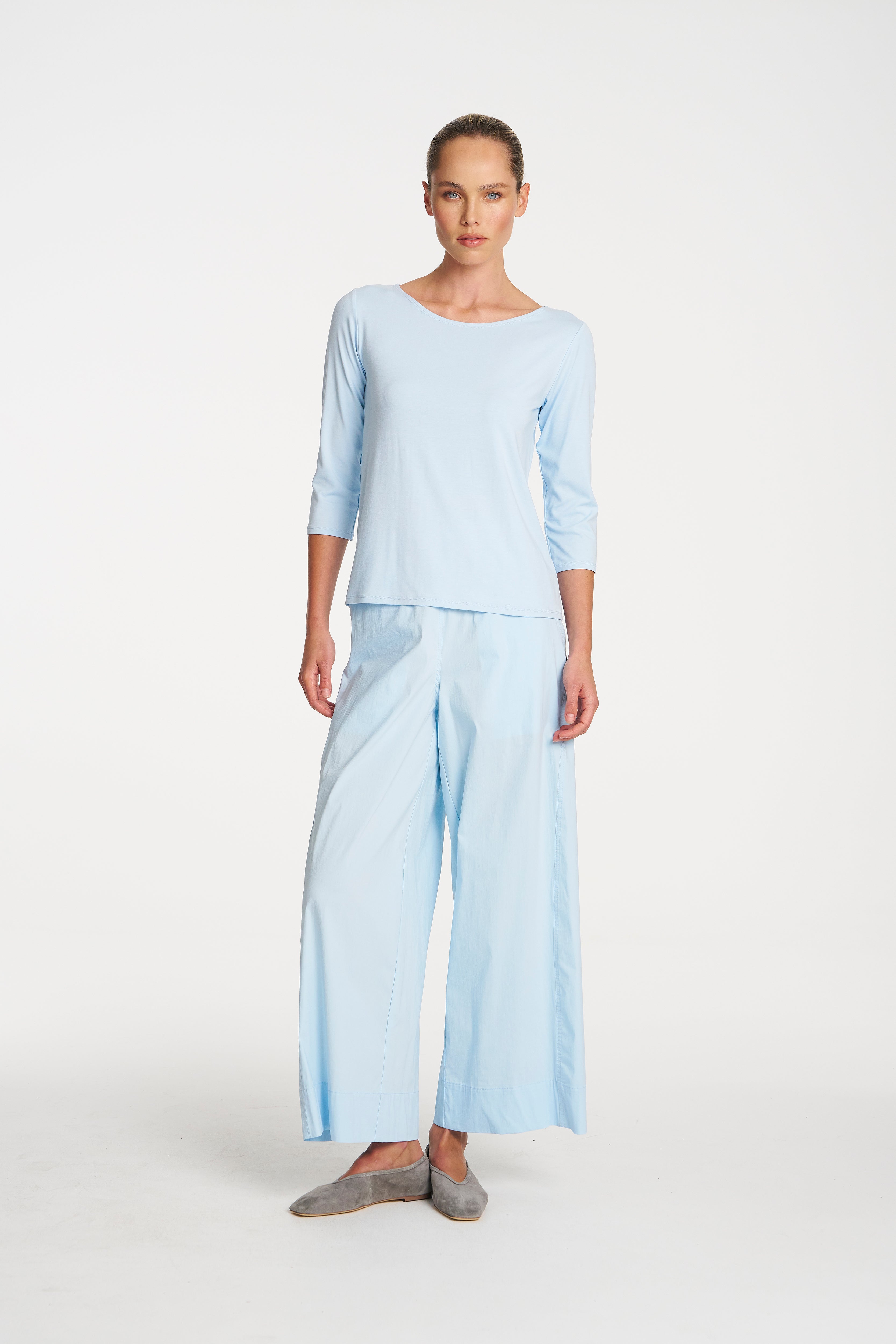 F01 2630 RELAXED BOAT NECK - MELA PURDIE