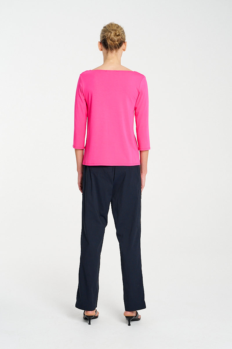 F01 2630 RELAXED BOAT NECK - MELA PURDIE